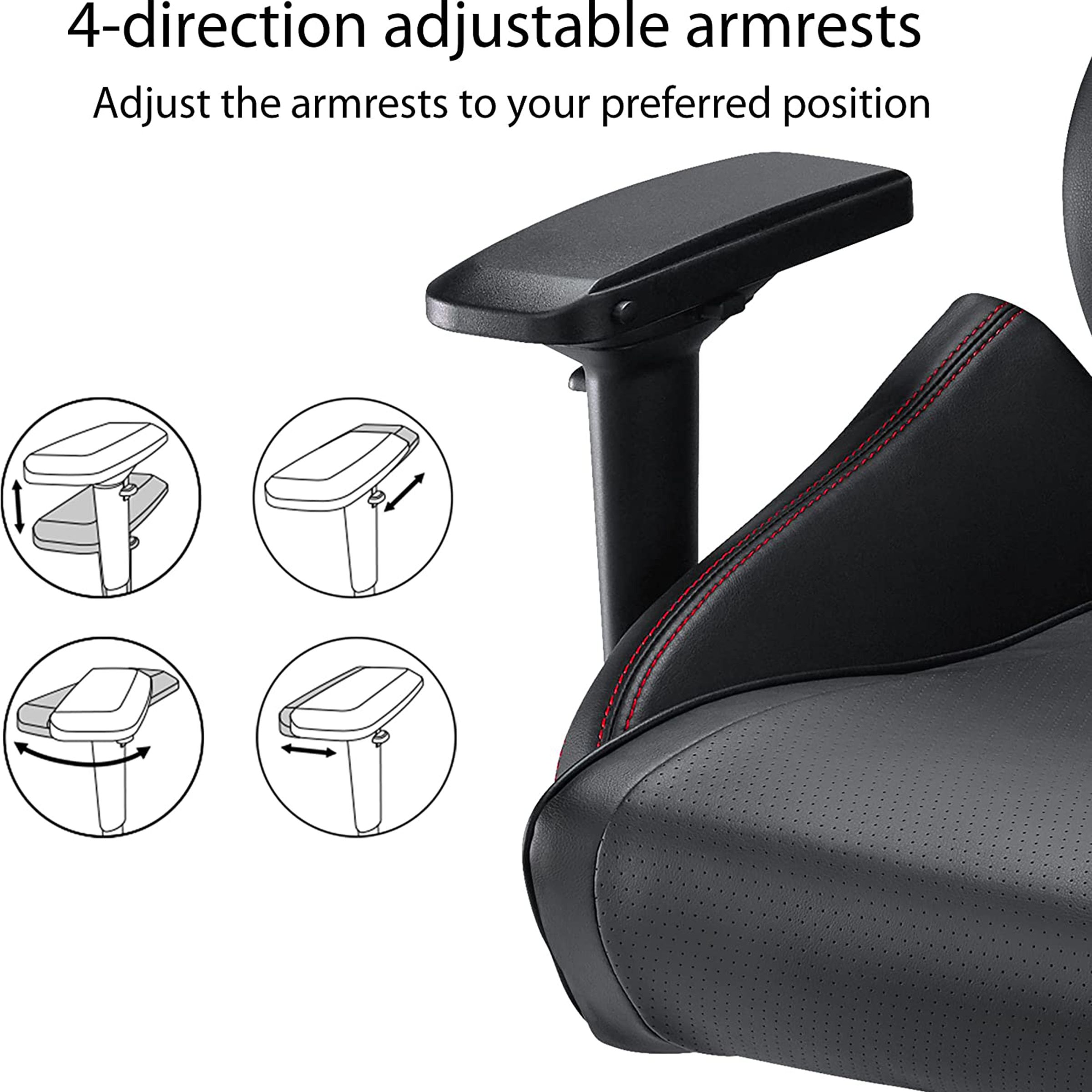 ASUS ROG Chariot Core Gaming Chair (AURA RGB, SL300, Black) ASUS ROG Chariot Core Gaming Chair (AURA RGB, SL300, Black)_8