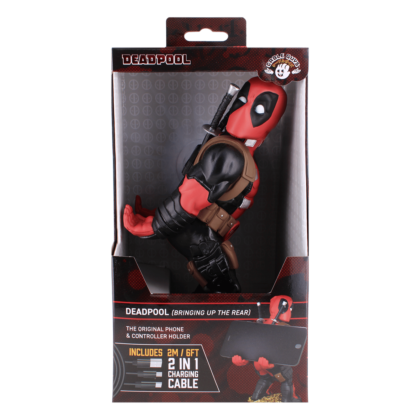 Cable Guys Marvel Deadpool Gaming Accessory For Gaming Controllers and Mobile Phones (PC00002998, Red)_14