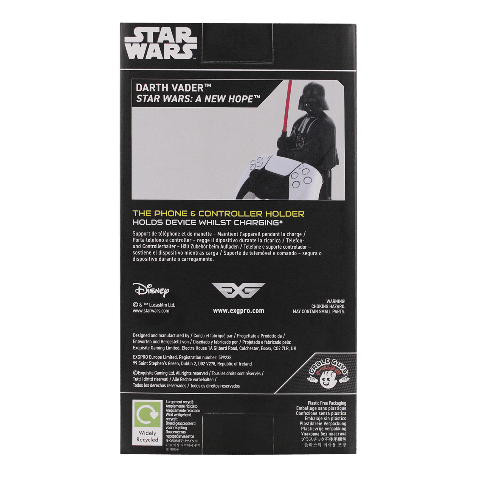 Cable Guys Star Wars Darthvader Gaming Accessory For Gaming Controllers and Mobile Phones (PC00003517, Black)_10