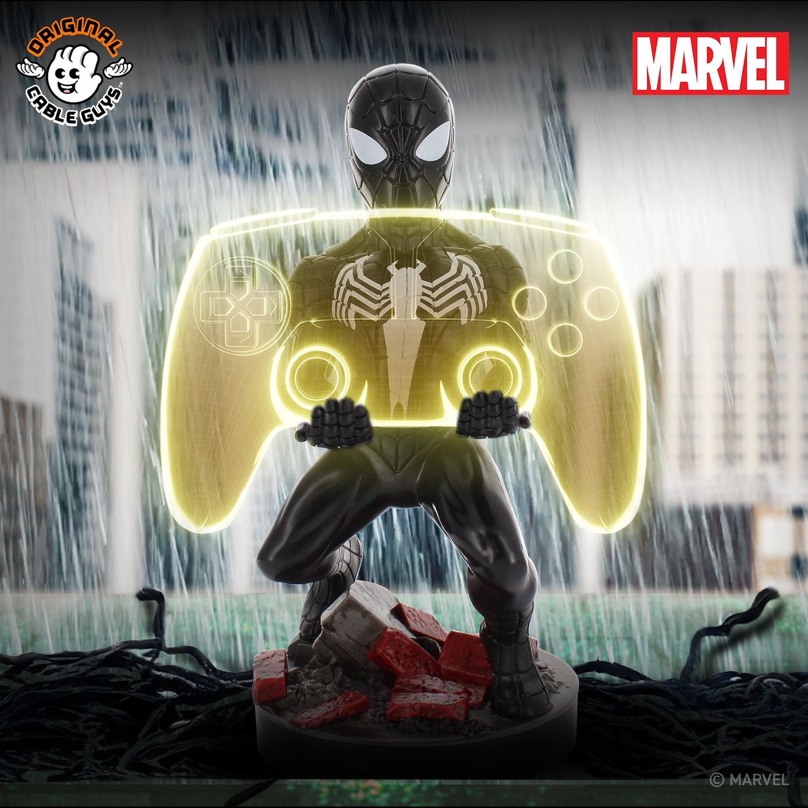 Cable Guys Symbiote Spiderman Gaming Accessory For Gaming Controllers and Mobile Phones (PC00003518, Black) Cable Guys Symbiote Spiderman Gaming Accessory For Gaming Controllers and Mobile Phones (PC00003518, Black)_13