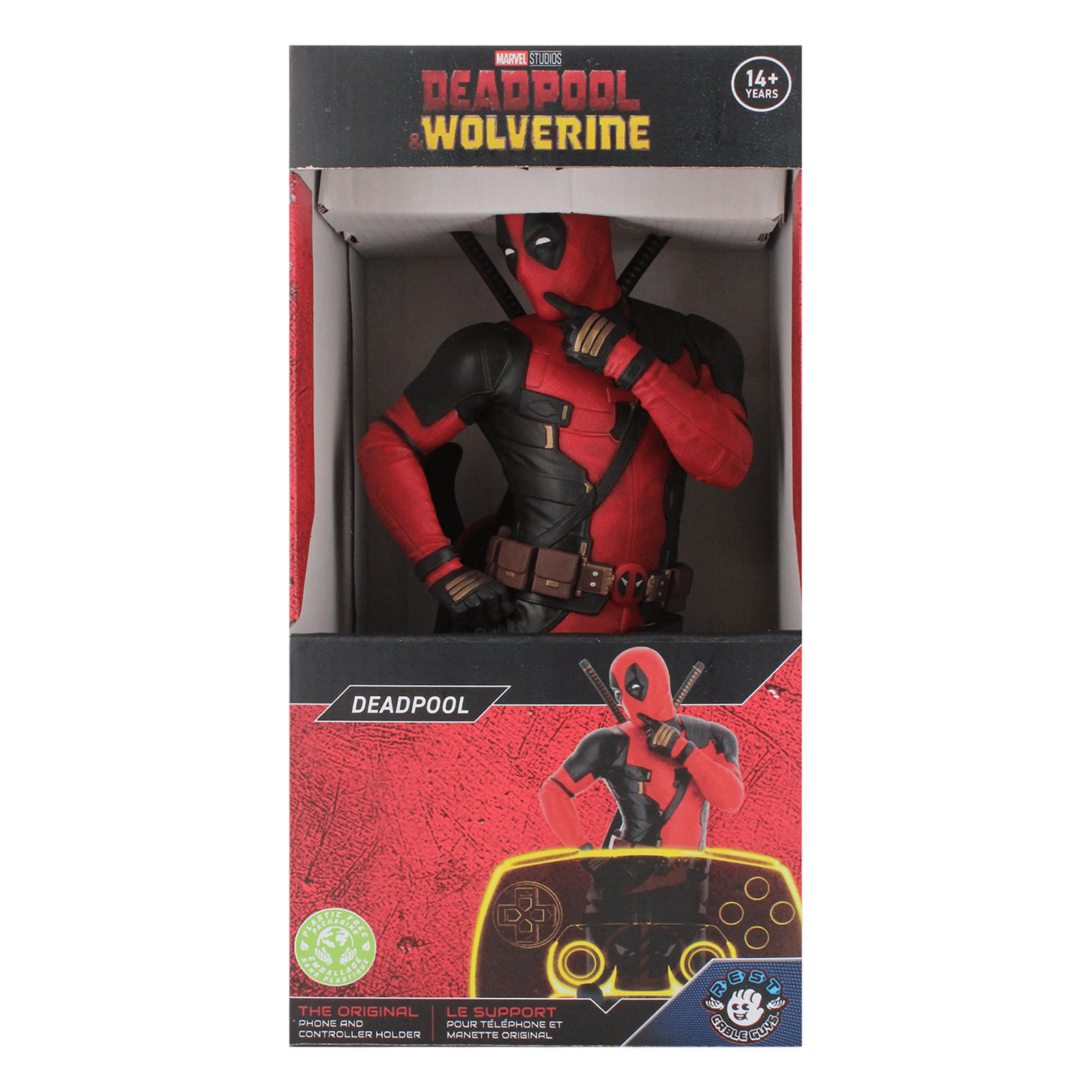 Cable Guys Marvel Deadpool 3 Gaming Accessory For Gaming Controllers and Mobile Phones (PC00003535, Red) Cable Guys Marvel Deadpool 3 Gaming Accessory For Gaming Controllers and Mobile Phones (PC00003535, Red)_17