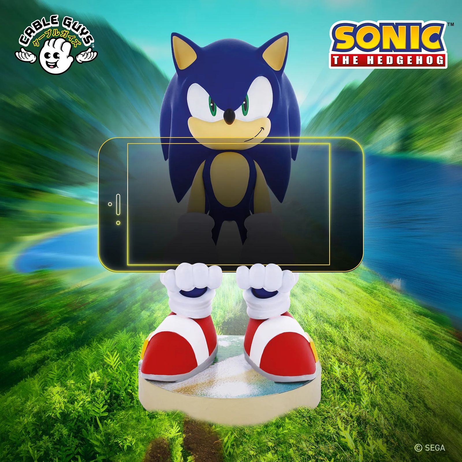 Cable Guys Modern Sonic Hedgehog Gaming Accessory For Gaming Controllers and Mobile Phones (PC00003140, Blue) Cable Guys Modern Sonic Hedgehog Gaming Accessory For Gaming Controllers and Mobile Phones (PC00003140, Blue)_15
