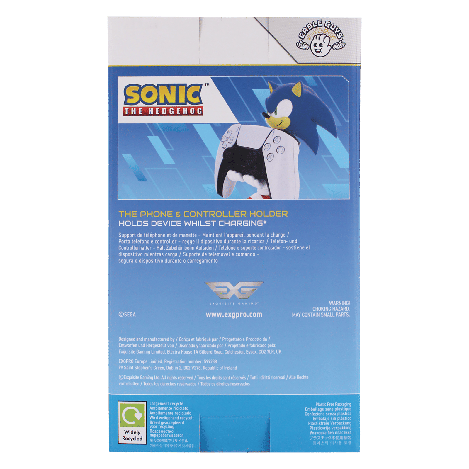 Cable Guys Modern Sonic Hedgehog Gaming Accessory For Gaming Controllers and Mobile Phones (PC00003140, Blue) Cable Guys Modern Sonic Hedgehog Gaming Accessory For Gaming Controllers and Mobile Phones (PC00003140, Blue)_17