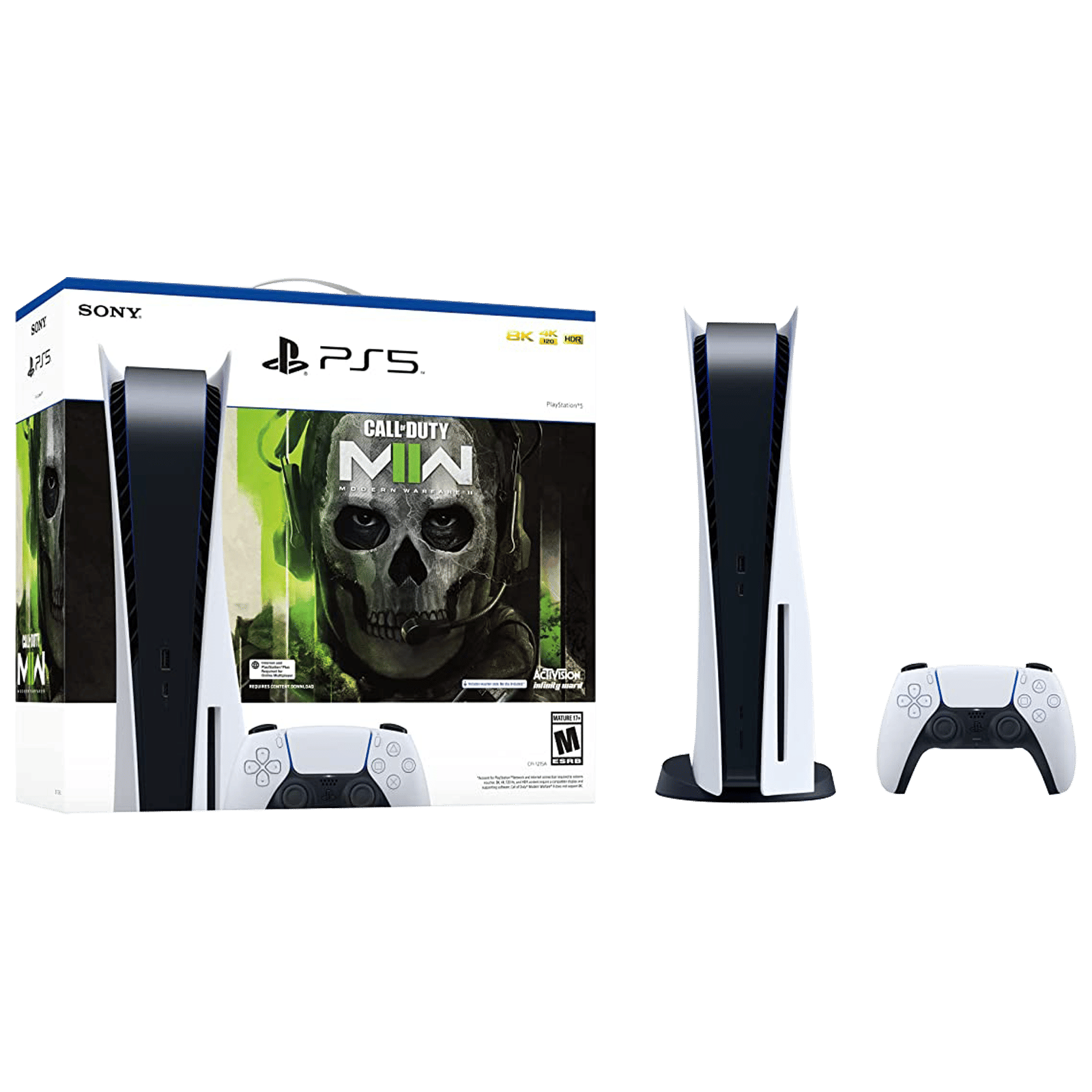 Sony Playstation 5 825GB SSD (50668744, White) with Call of Duty MWII Bundle Sony Playstation 5 825GB SSD (50668744, White) with Call of Duty MWII Bundle_2