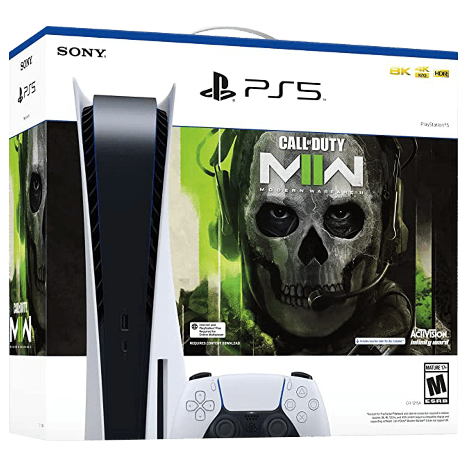 Sony Playstation 5 825GB SSD (50668744, White) with Call of Duty MWII Bundle Sony Playstation 5 825GB SSD (50668744, White) with Call of Duty MWII Bundle_3