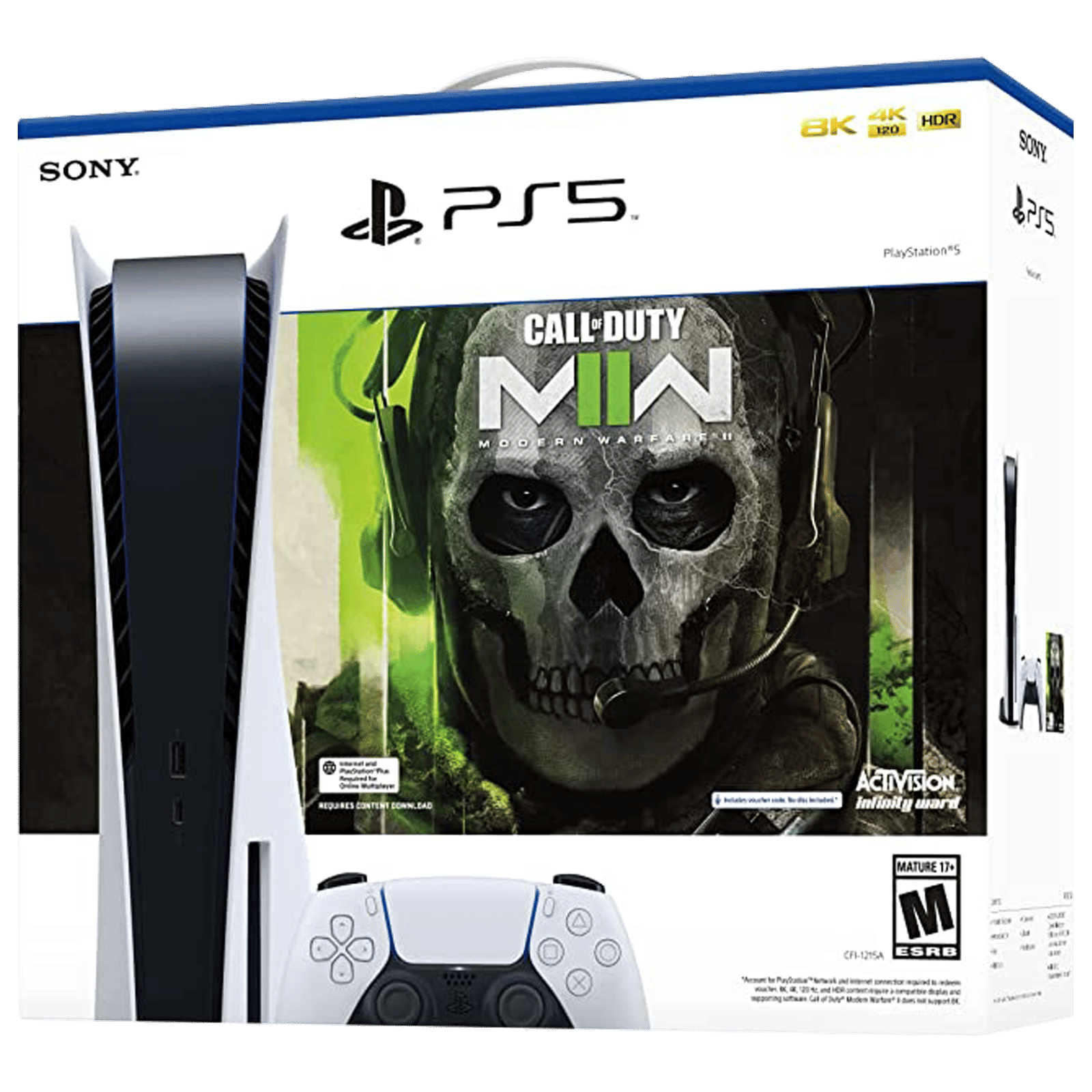 Sony Playstation 5 825GB SSD (50668744, White) with Call of Duty MWII Bundle Sony Playstation 5 825GB SSD (50668744, White) with Call of Duty MWII Bundle_4