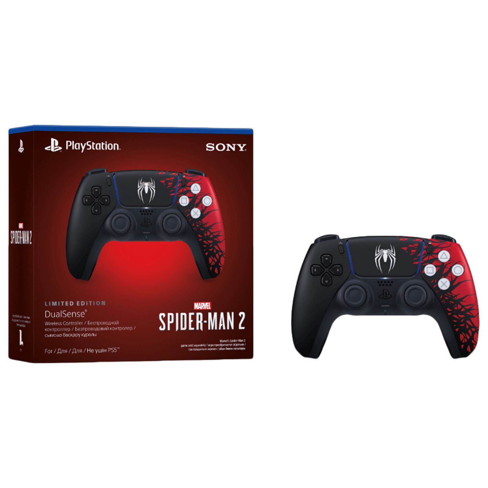 SONY DualSense MSM2 LE Wireless Controller for Playstation 5 (CFI-ZCT1WZ2, Black and Red) SONY DualSense MSM2 LE Wireless Controller for Playstation 5 (CFI-ZCT1WZ2, Black and Red)_1