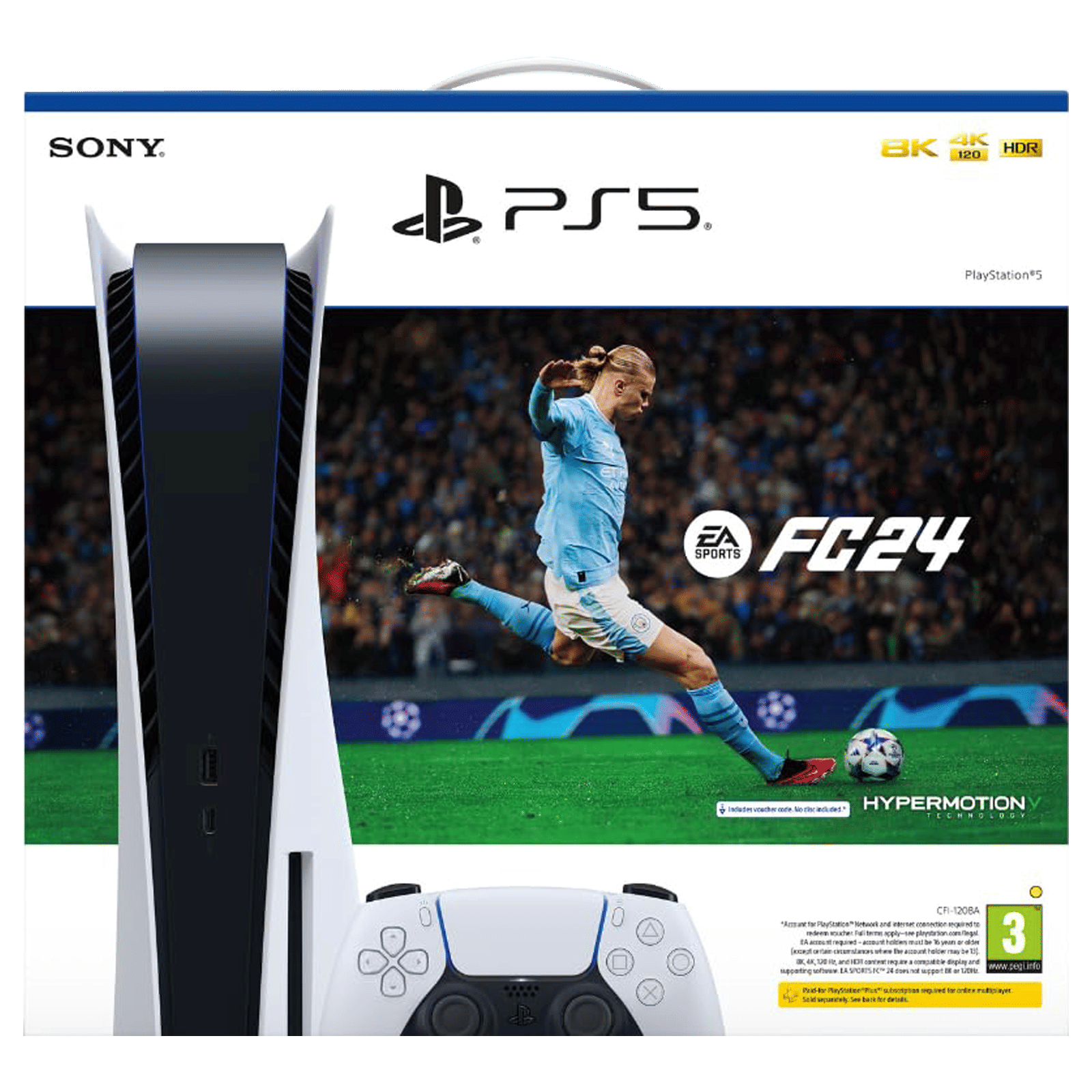 SONY Playstation 5 (50668787, White) with FC 24 Bundle SONY Playstation 5 (50668787, White) with FC 24 Bundle_1