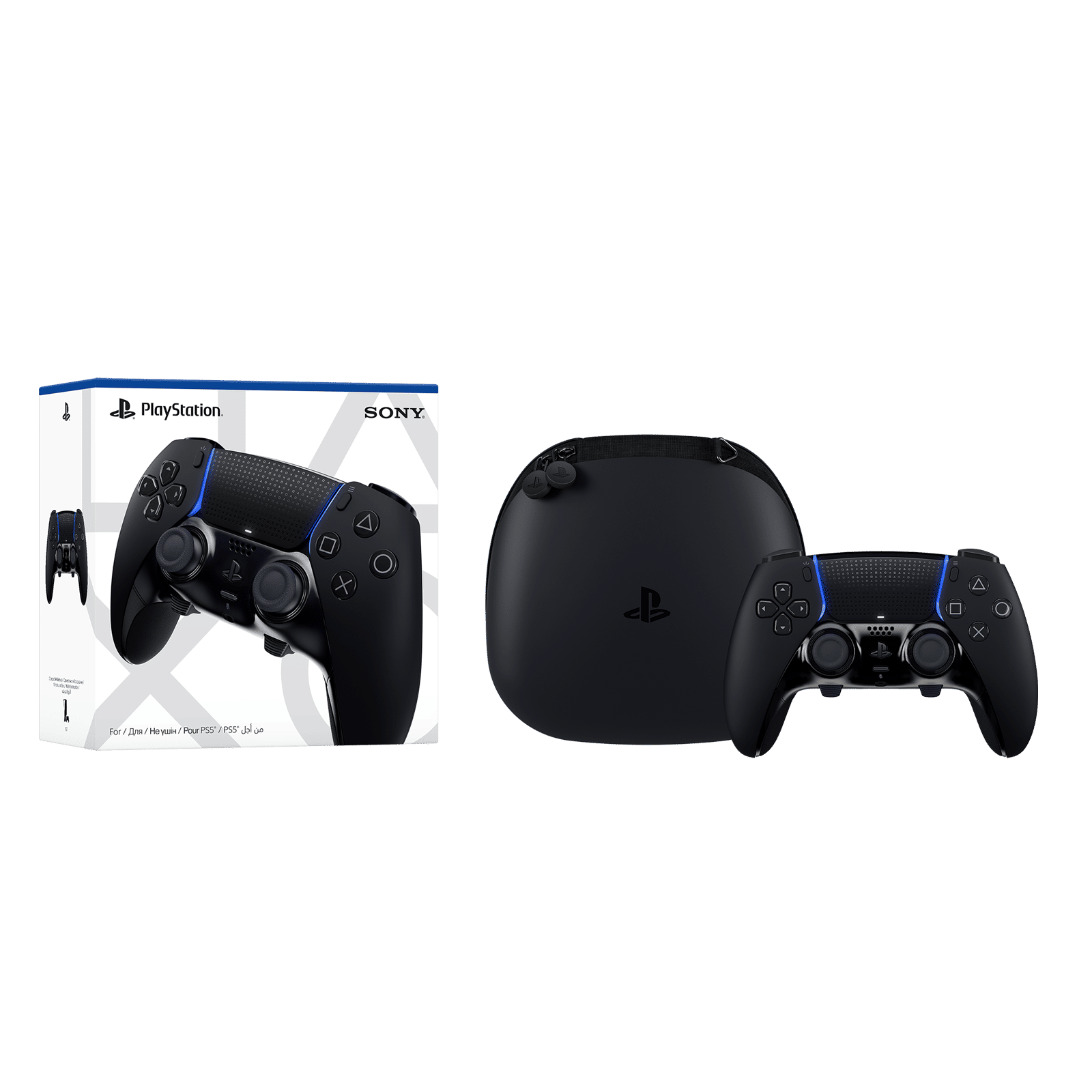 SONY DualSense Edge Wireless Gaming Controller for PlayStation 5 (Motion Sensor, CFI-ZCP1W01Y, Midnight Black)_7