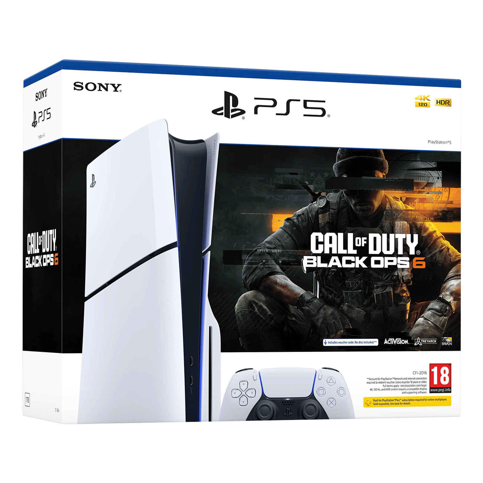 SONY PlayStation 5 1TB SSD Disc Edition Slim Gaming Console With COD (White)_4