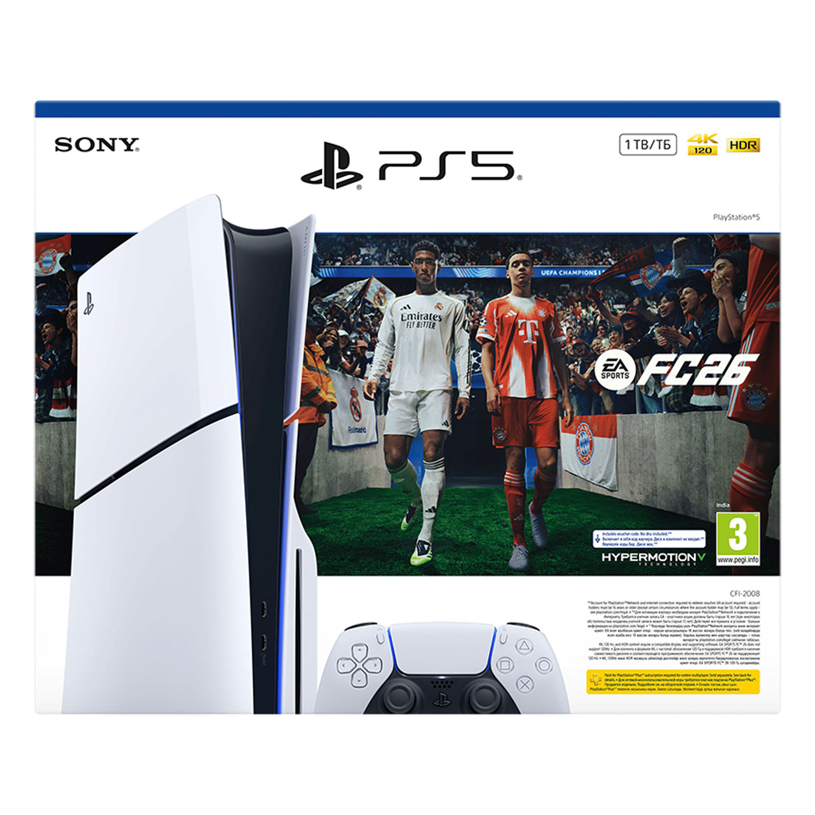 SONY PlayStation 5 1TB SSD Standard Gaming Console with EA SPORTS FC26 Bundle (White)_4