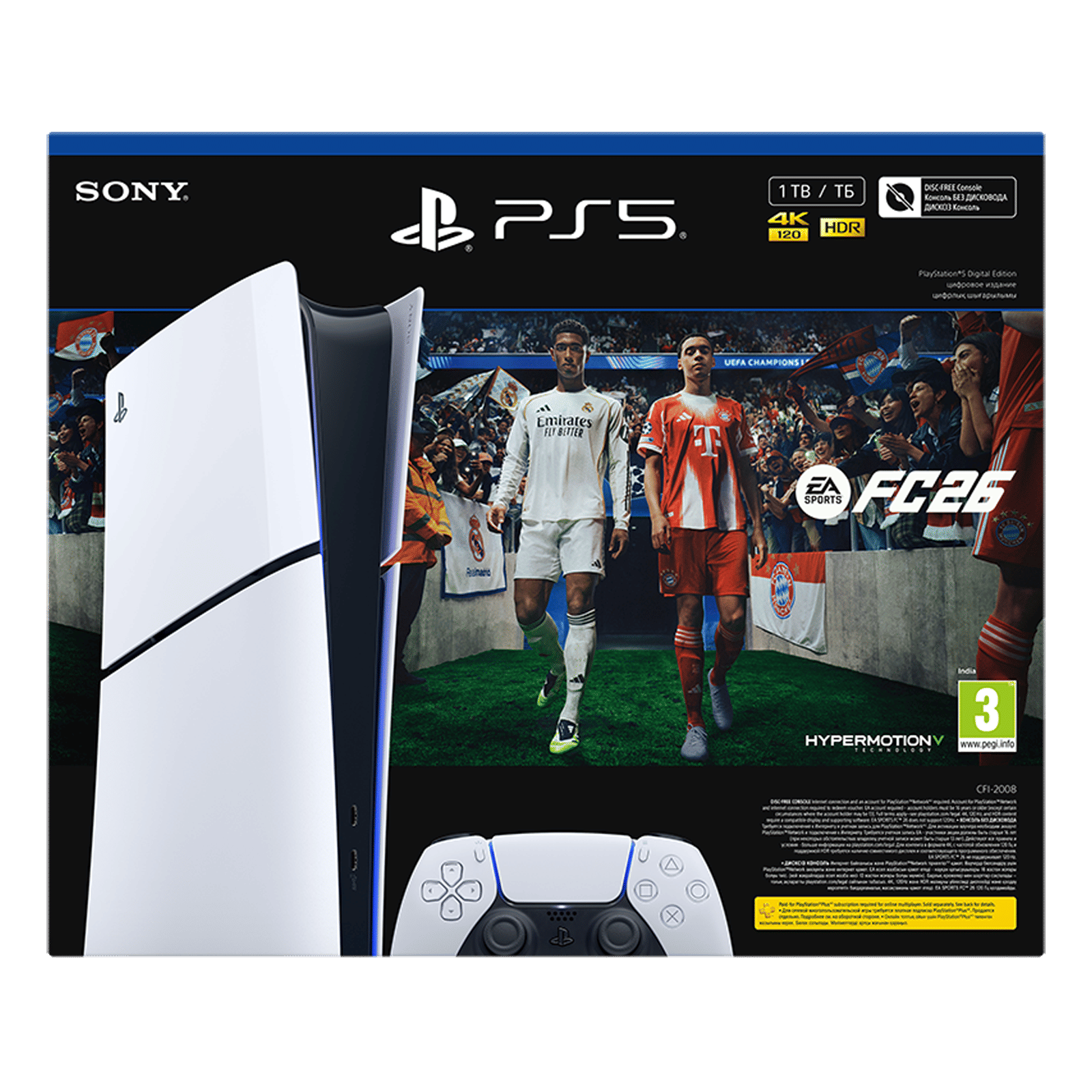 SONY PlayStation 5 1TB SSD Digital Gaming Console with EA SPORTS FC26 Bundle (White) SONY PlayStation 5 1TB SSD Digital Gaming Console with EA SPORTS FC26 Bundle (White)_4