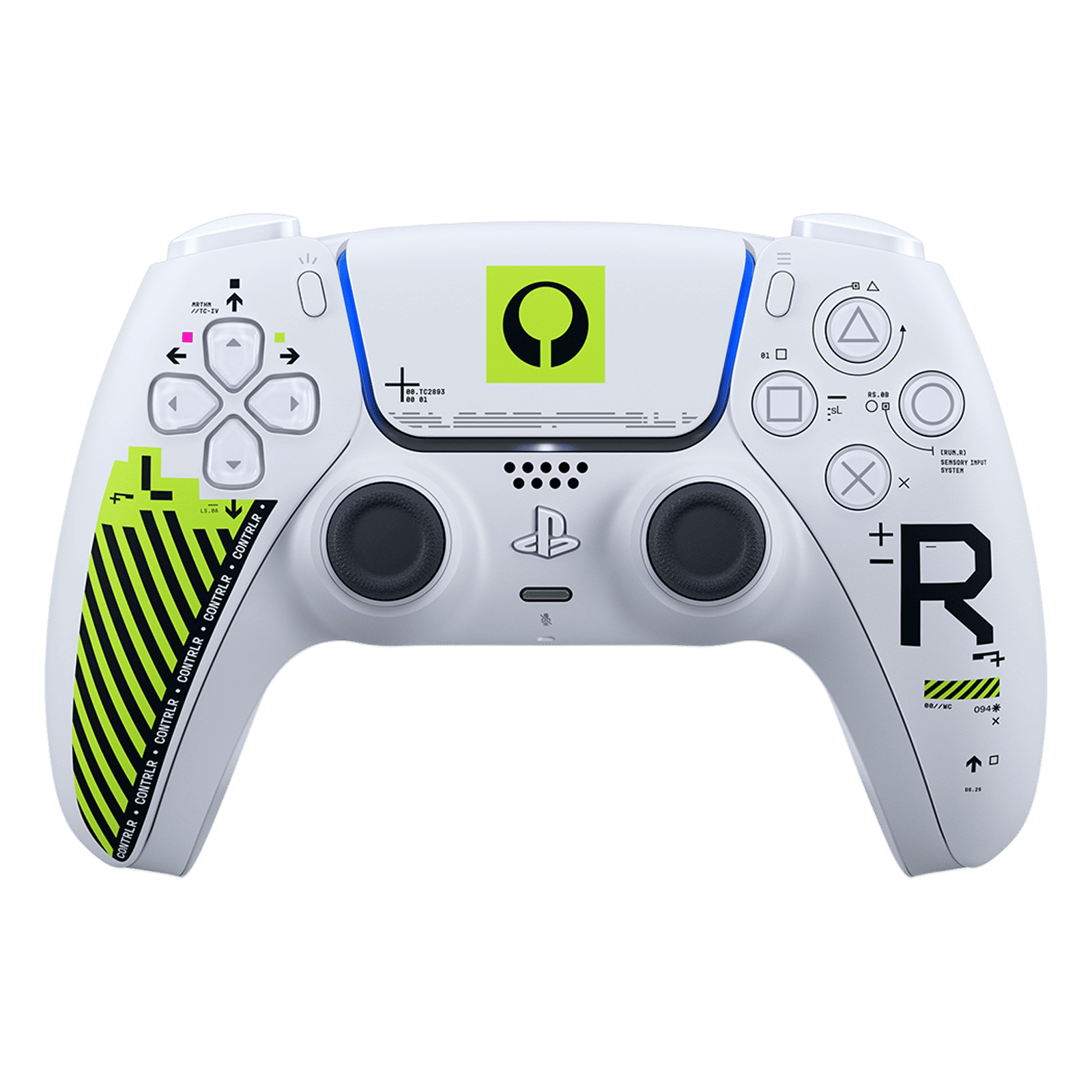 SONY DualSense Marathon Limited Edition Wireless Gaming Controller for PlayStation 5 (Built-in Microphone, CFI-ZCT1WZDX, White) SONY DualSense Marathon Limited Edition Wireless Gaming Controller for PlayStation 5 (Built-in Microphone, CFI-ZCT1WZDX, White)_1