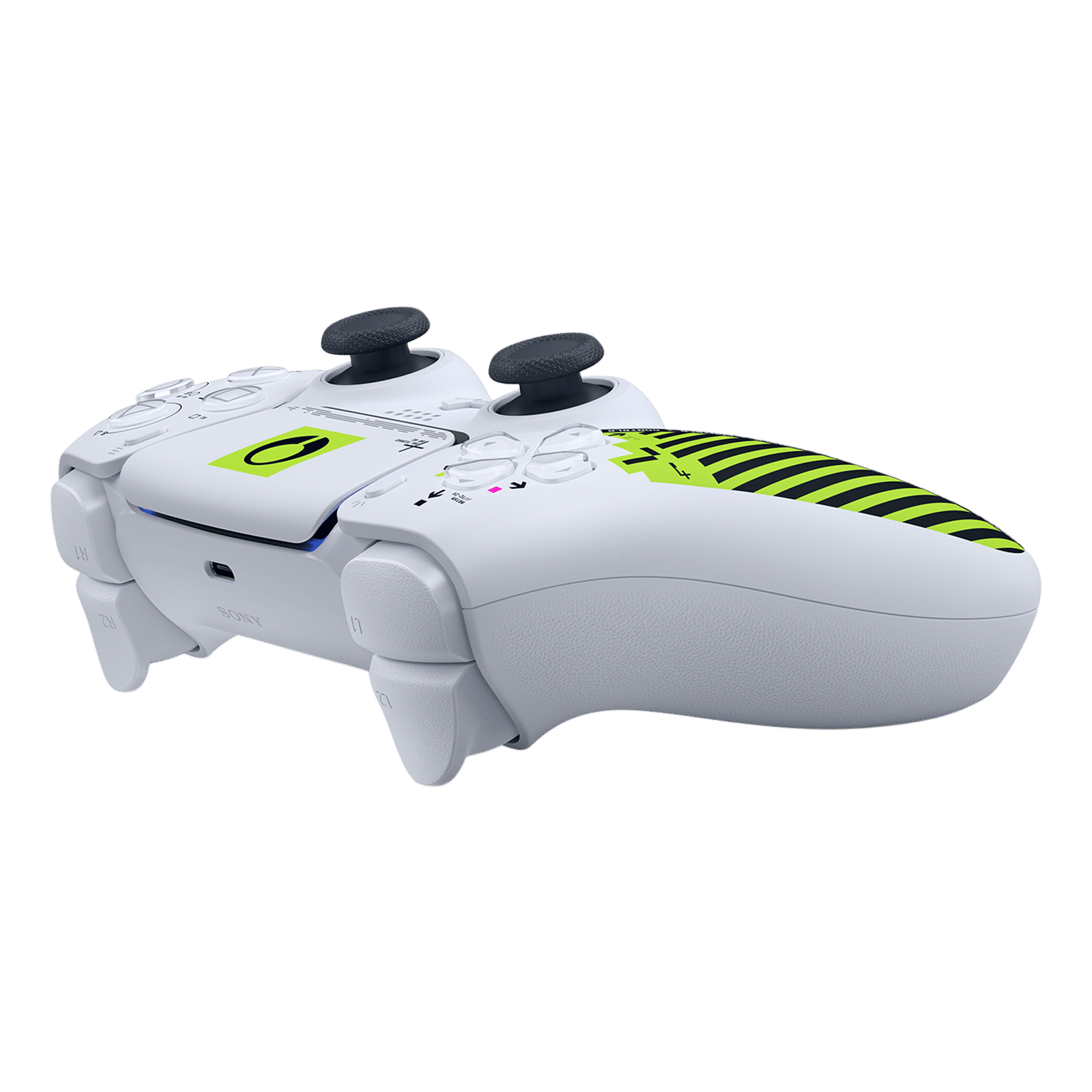 SONY DualSense Marathon Limited Edition Wireless Gaming Controller for PlayStation 5 (Built-in Microphone, CFI-ZCT1WZDX, White) SONY DualSense Marathon Limited Edition Wireless Gaming Controller for PlayStation 5 (Built-in Microphone, CFI-ZCT1WZDX, White)_5