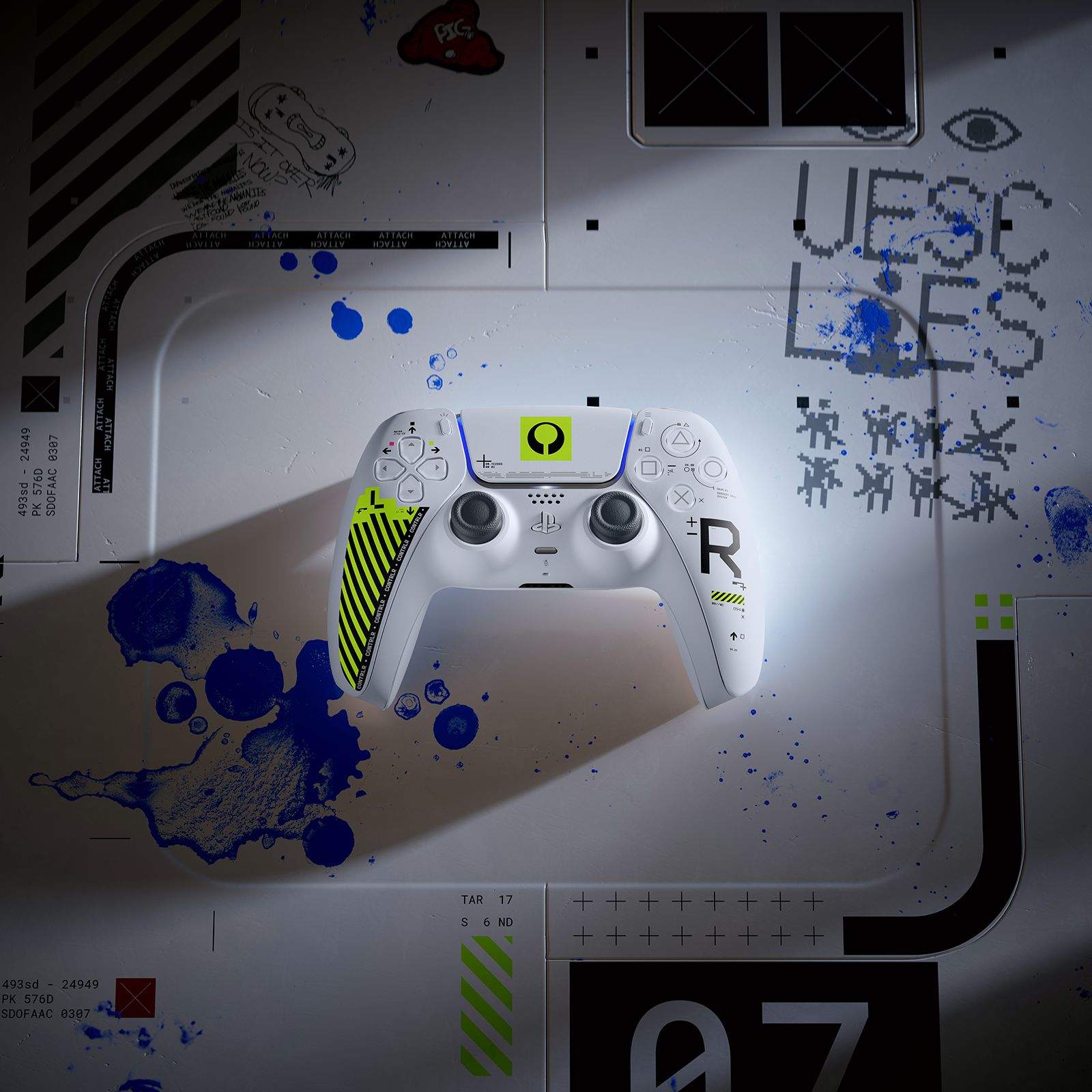 SONY DualSense Marathon Limited Edition Wireless Gaming Controller for PlayStation 5 (Built-in Microphone, CFI-ZCT1WZDX, White) SONY DualSense Marathon Limited Edition Wireless Gaming Controller for PlayStation 5 (Built-in Microphone, CFI-ZCT1WZDX, White)_8