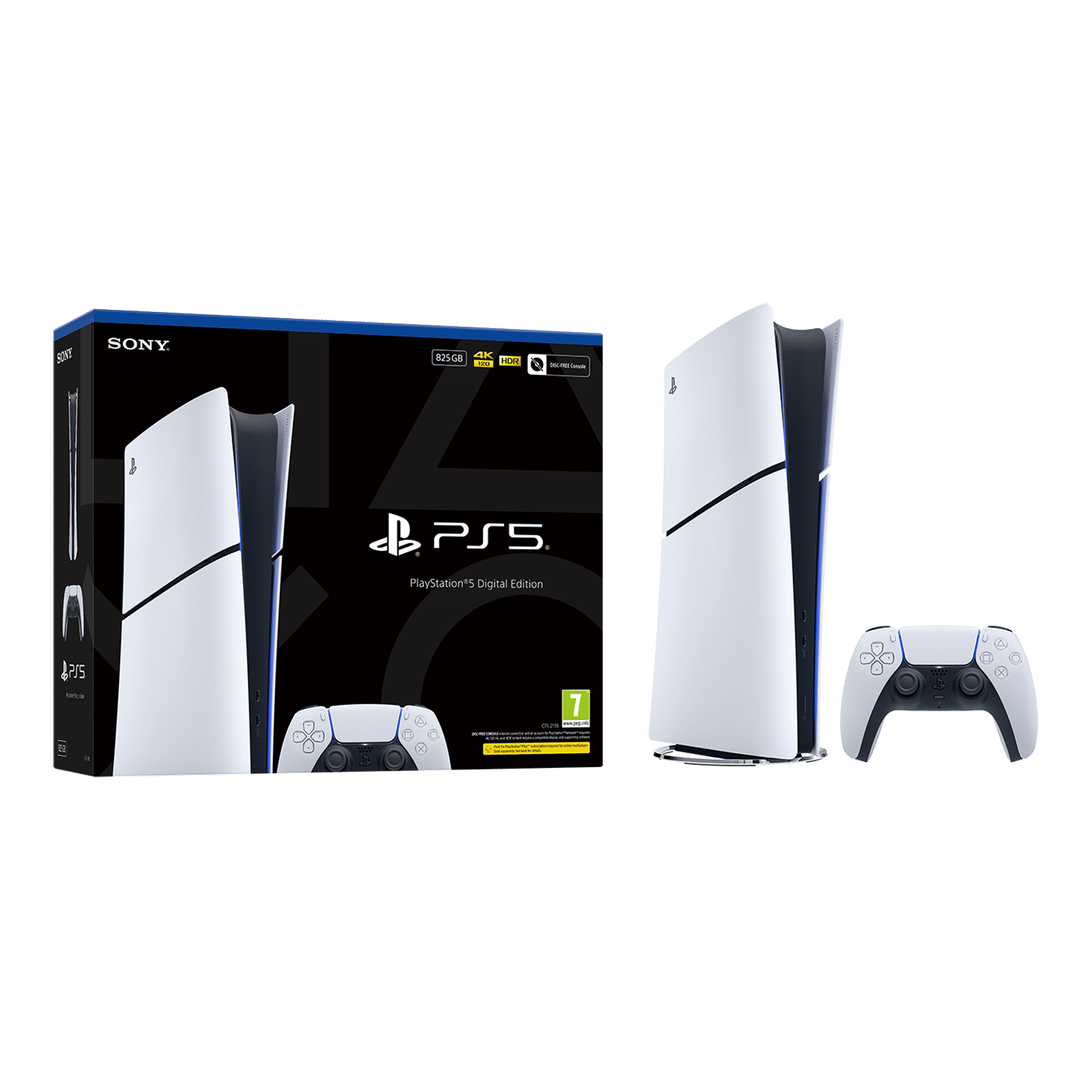 SONY PlayStation 5 825 GB SSD Digital Edition Gaming Console (White)_4