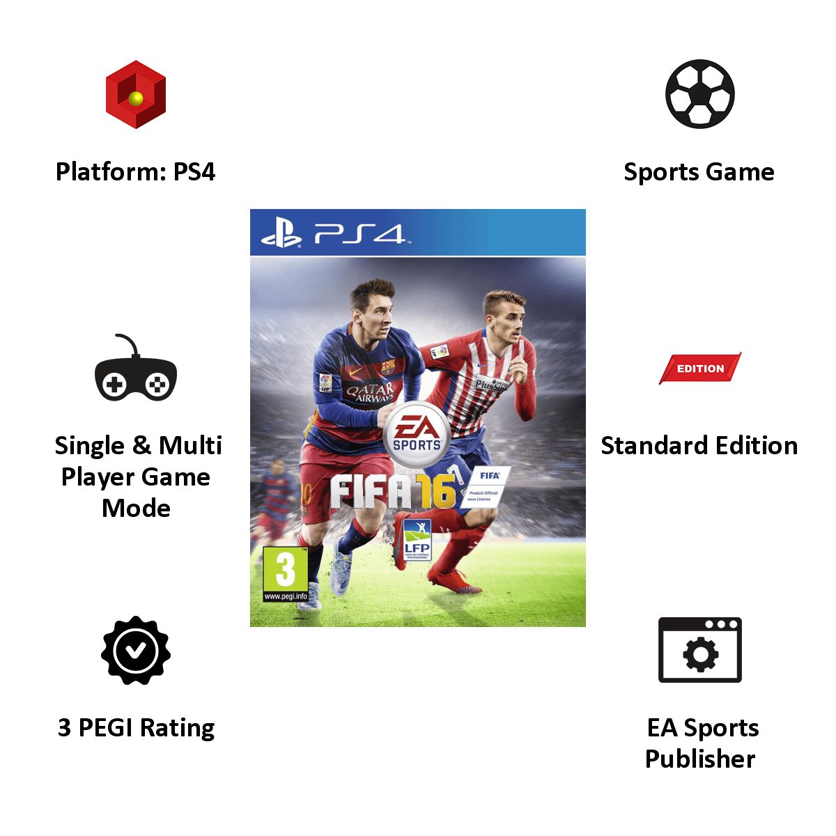 EA PS4 Game (FIFA 16) EA PS4 Game (FIFA 16)_6