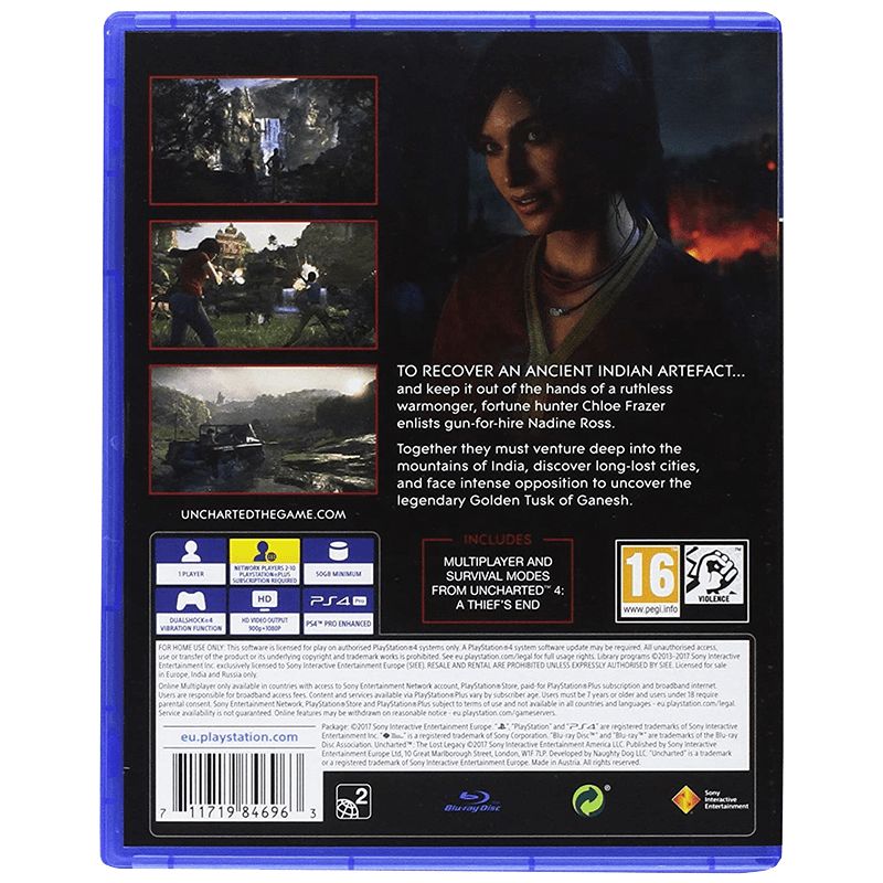 PS4 Game (Uncharted: The Lost Legacy) PS4 Game (Uncharted: The Lost Legacy)_3