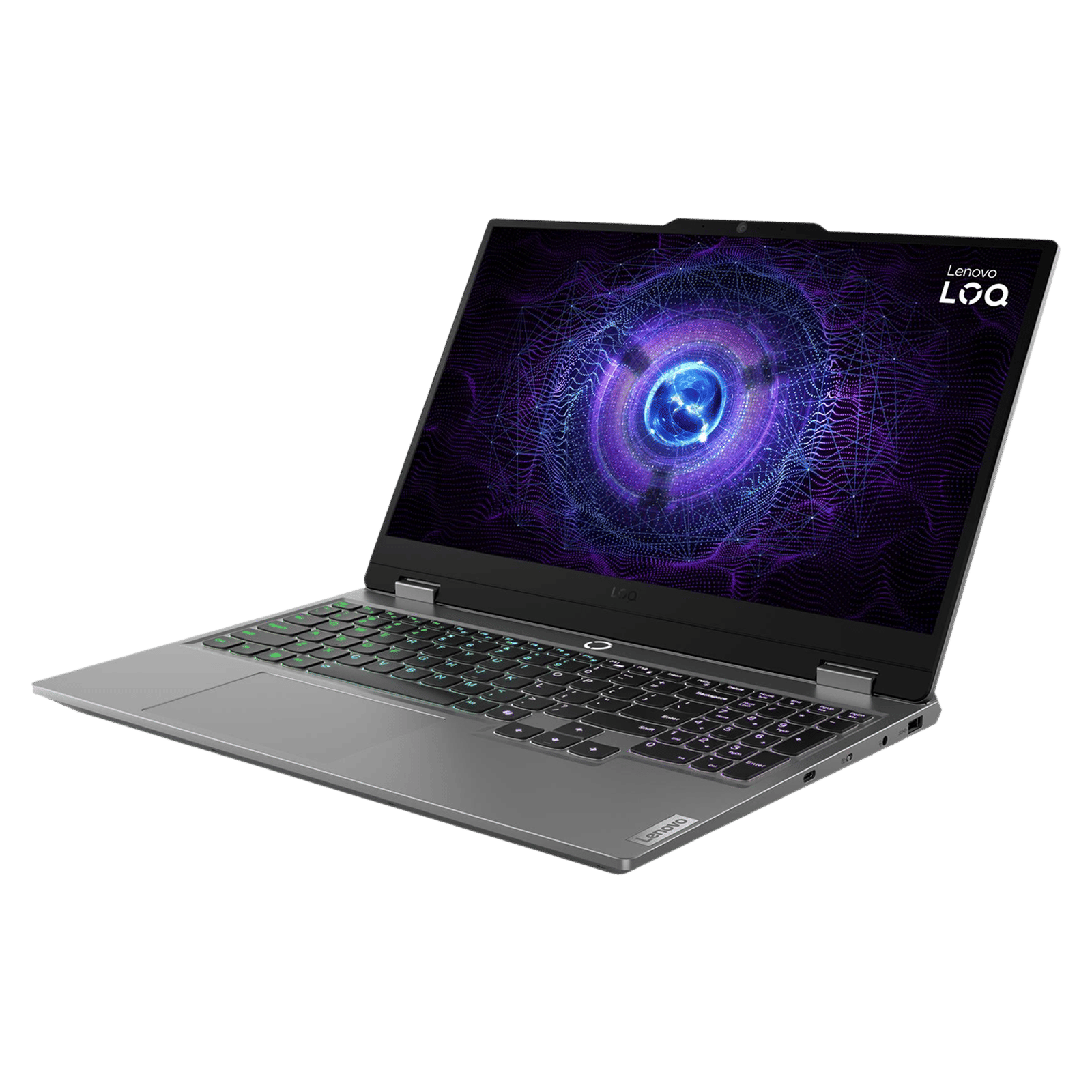 Lenovo LOQ 15IAX9 Intel Core i5 12th Gen Gaming Laptop (16GB, 512GB SSD, Windows 11 Home, 6GB Graphics, 15.6 inch 144 Hz Full HD IPS Display, NVIDIA GeForce RTX 3050, MS Office Home & Student 2021, Luna Grey, 2.38 KG)_4