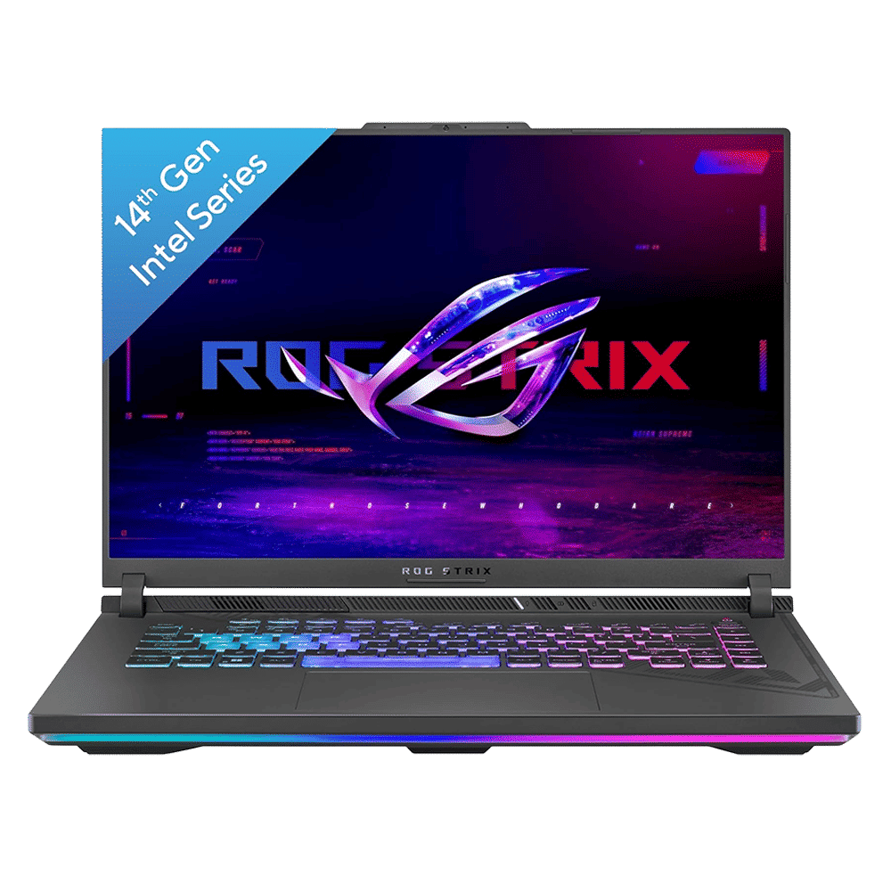 ASUS ROG Strix G16 G614JIR-N4062WS Intel Core i9 14th Gen Gaming Laptop (16GB, 1TB SSD, Windows 11 Home, 8GB Graphics, 16 inch 240 Hz WQXGA IPS Display, NVIDIA GeForce RTX 4070, MS Office Home and Student 2021, Eclipse Gray, 2.5 KG)_1