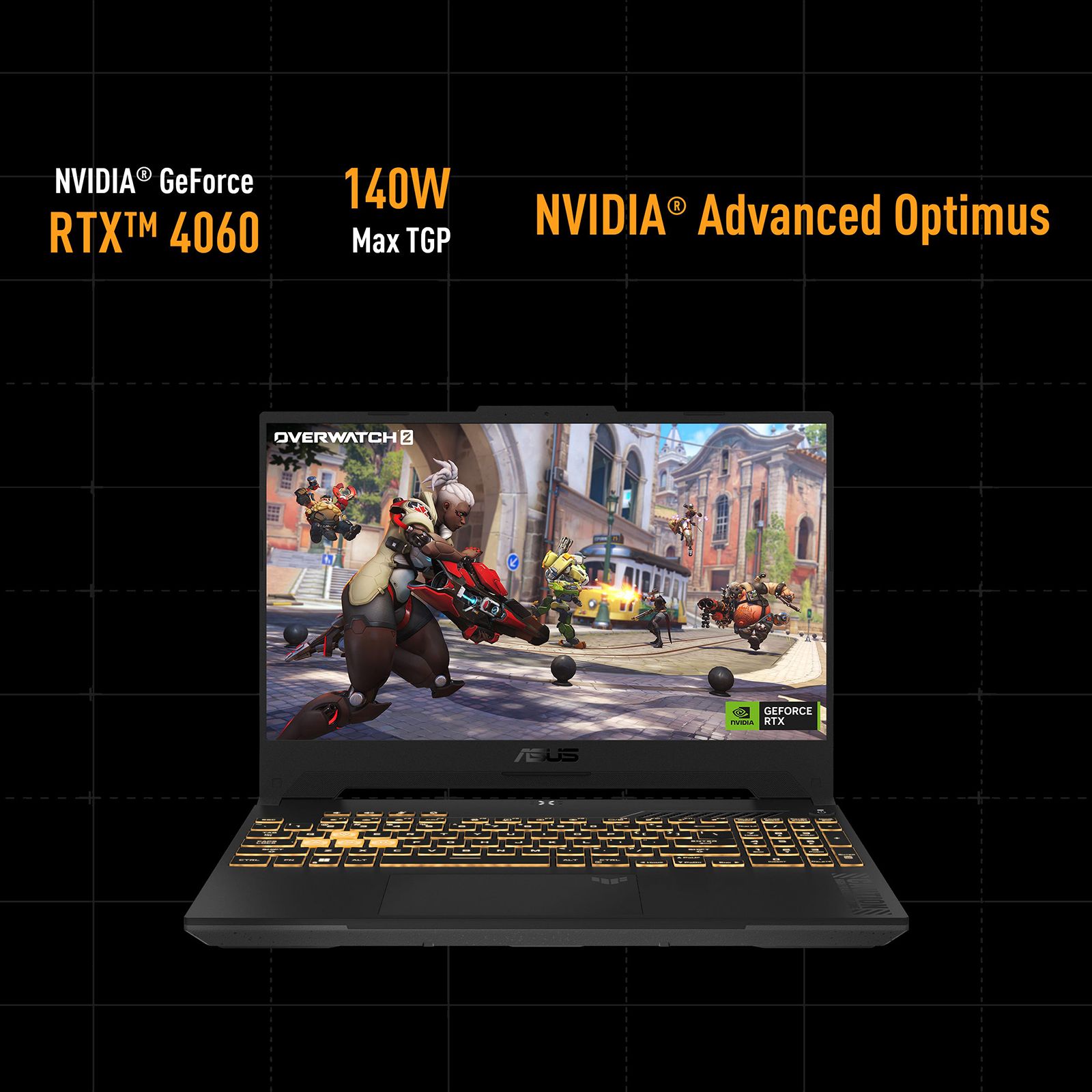ASUS TUF Gaming F15 Intel Core i7 13th Gen Gaming Laptop (16GB, 1TB SSD, Windows 11 Home, 8GB Graphics, 15.6 inch 144 Hz Full HD Display, NVIDIA GeForce RTX 4060, Microsoft Office Home 2024, Mecha Gray, 2.2 KG)_7
