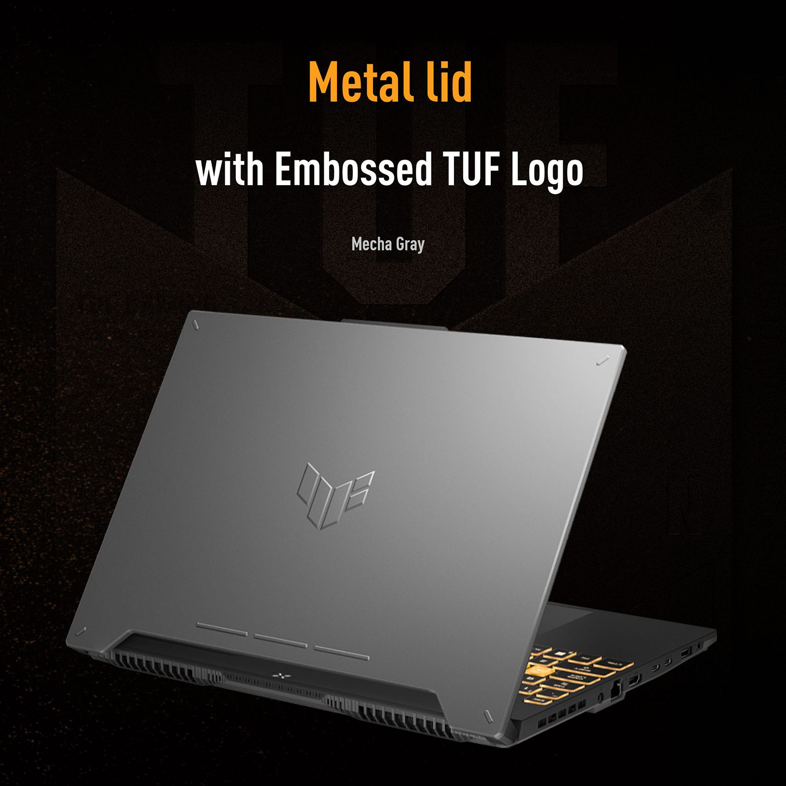 ASUS TUF Gaming F15 Intel Core i7 13th Gen Gaming Laptop (16GB, 1TB SSD, Windows 11 Home, 8GB Graphics, 15.6 inch 144 Hz Full HD Display, NVIDIA GeForce RTX 4060, Microsoft Office Home 2024, Mecha Gray, 2.2 KG)_9
