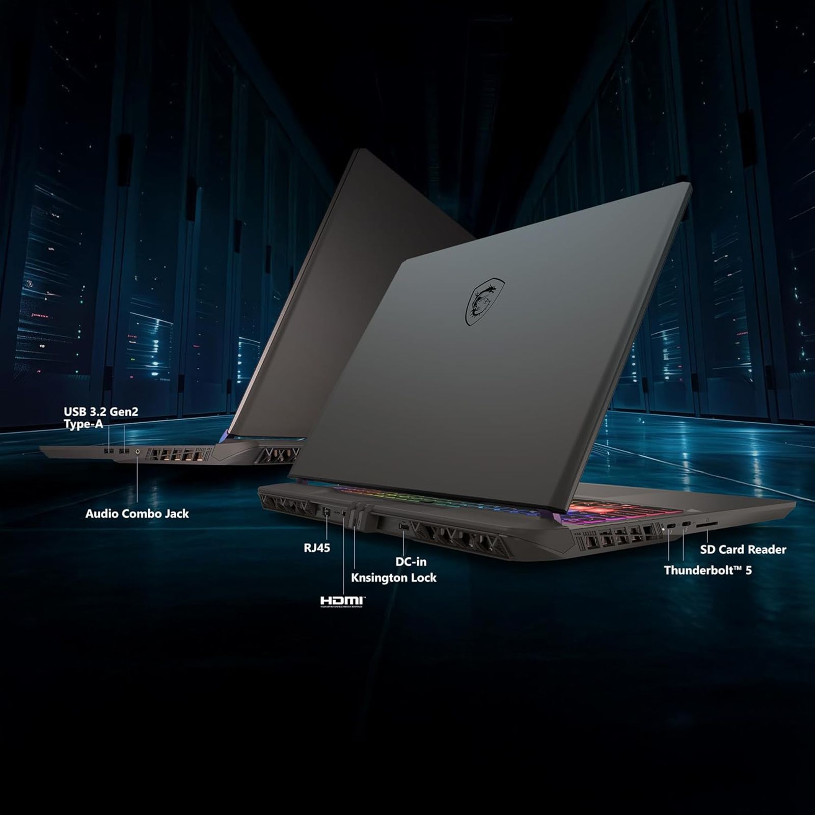 MSI Vector 16 HX AI A2XWHG Intel Core Ultra 7 255HX Gaming Laptop (32GB, 1TB SSD, Windows 11 Home, 12GB Graphics, 16 inch 240 Hz QHD Plus Display, NVIDIA GeForce RTX 5070 Ti, MS Office Home,  Cosmos Gray, 2.7 KG)_16