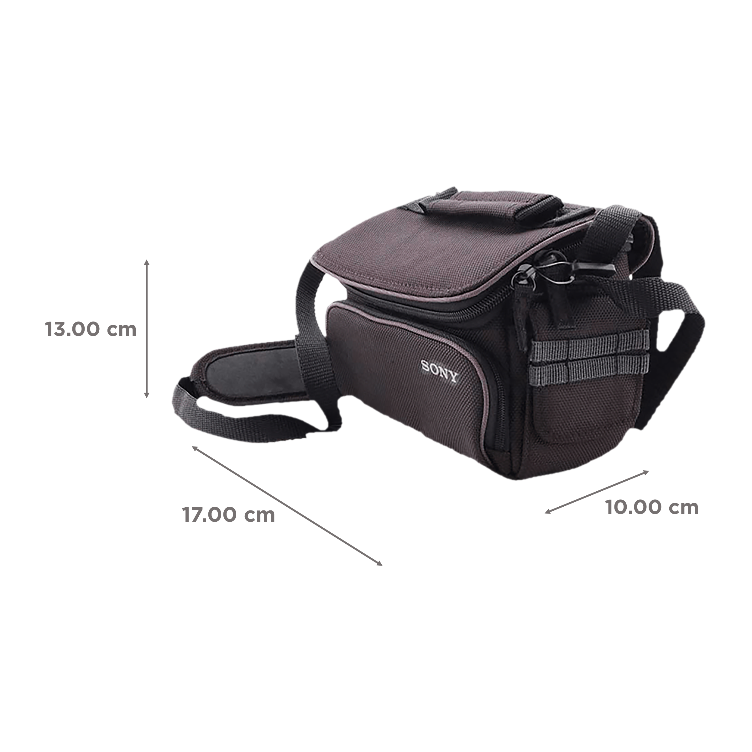 SONY LCSU10 Recycled Polyester Camera Shoulder Bag For DSLR (LCSU10 , Black )_3