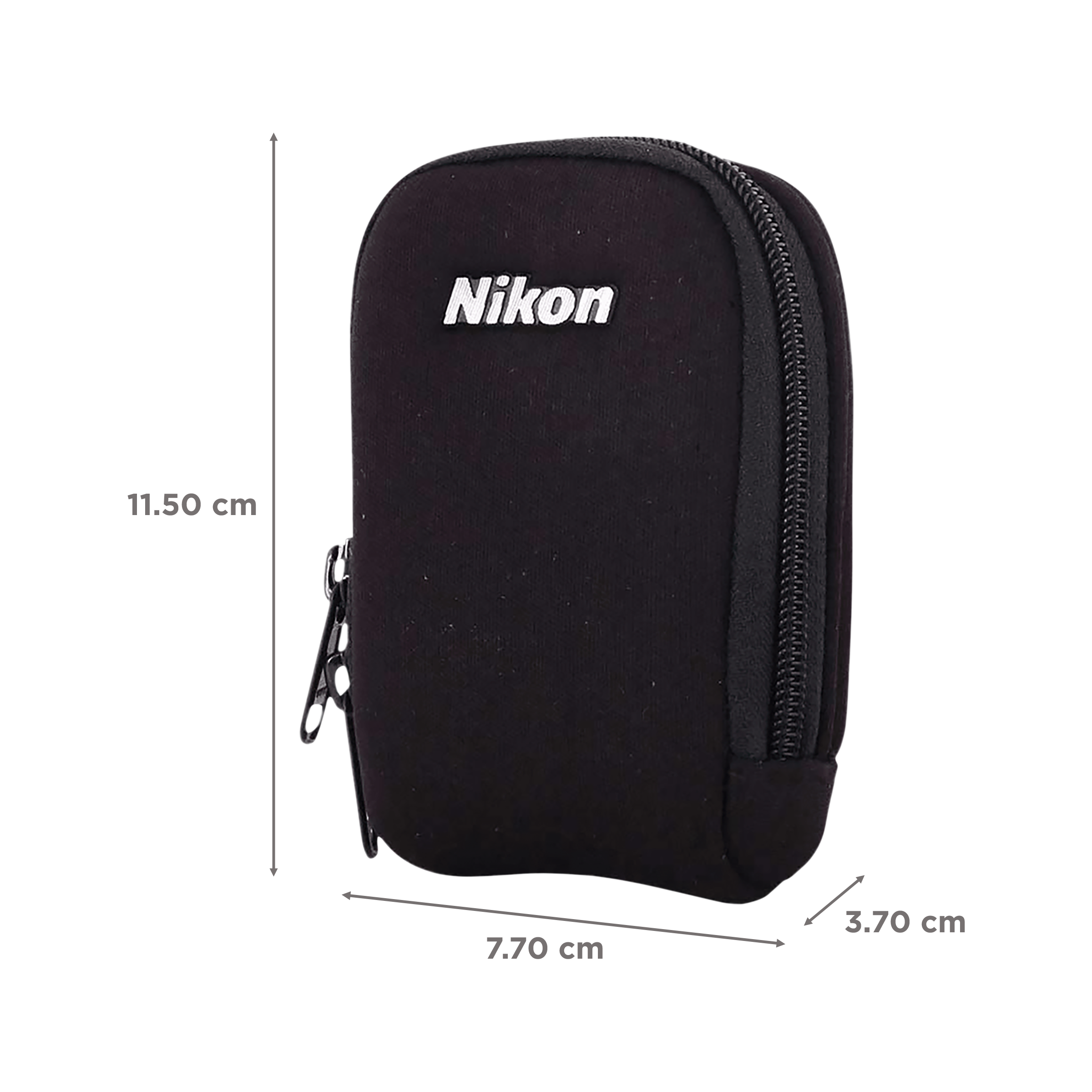 Nikon  Nylon Camera Pouch For Point & Shoot Camera (Black )_3