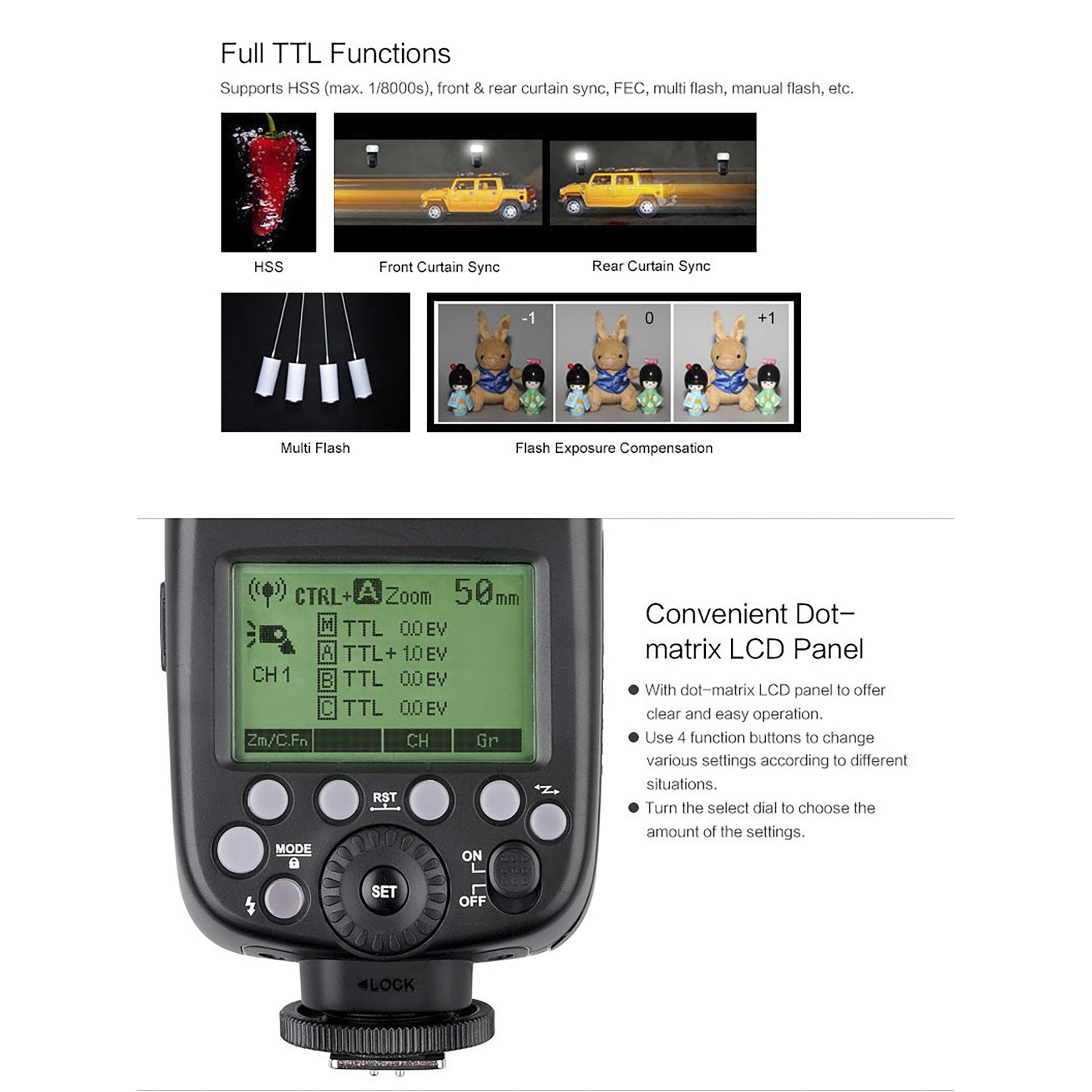 Godox TT685S Camera Flash for Sony (Two Transmitting Styles) Godox TT685S Camera Flash for Sony (Two Transmitting Styles)_14