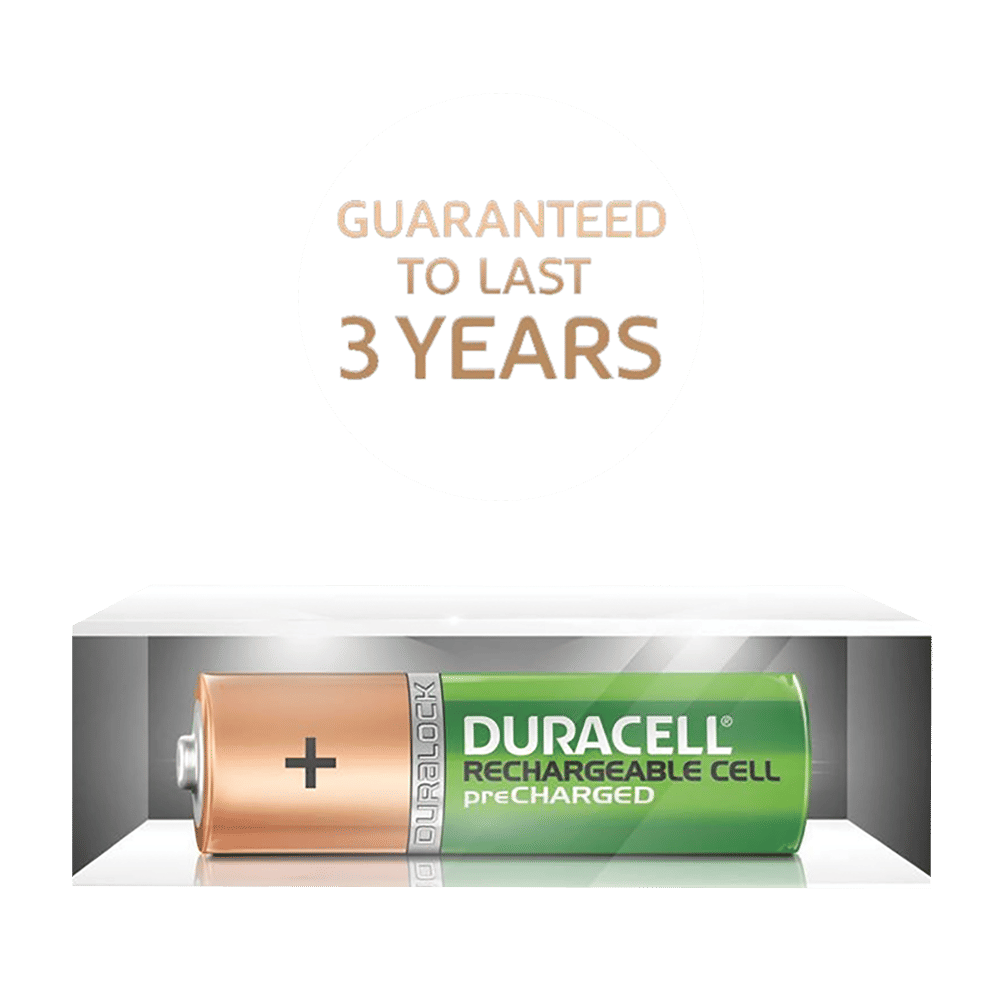 DURACELL Recharge Plus 1300 mAh Ni-MH AA Rechargeable Battery (Pack of 4)_3