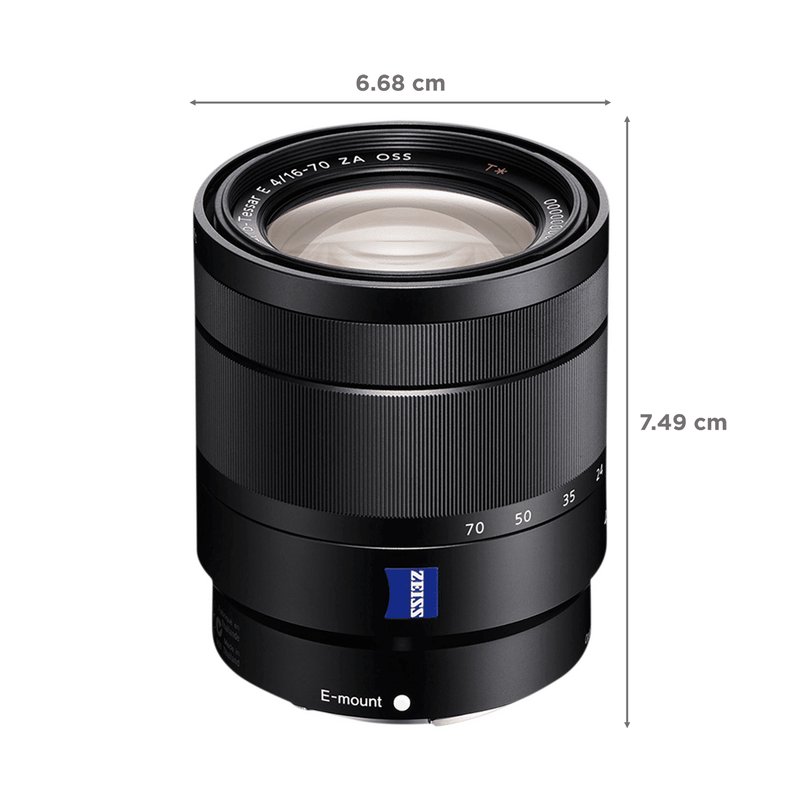 SONY Vario-Tessar T E 16-70mm f/4 - f/22 Standard Zoom Lens for SONY E Mount (Optical SteadyShot Image Stabilisation) SONY Vario-Tessar T E 16-70mm f/4 - f/22 Standard Zoom Lens for SONY E Mount (Optical SteadyShot Image Stabilisation)_2