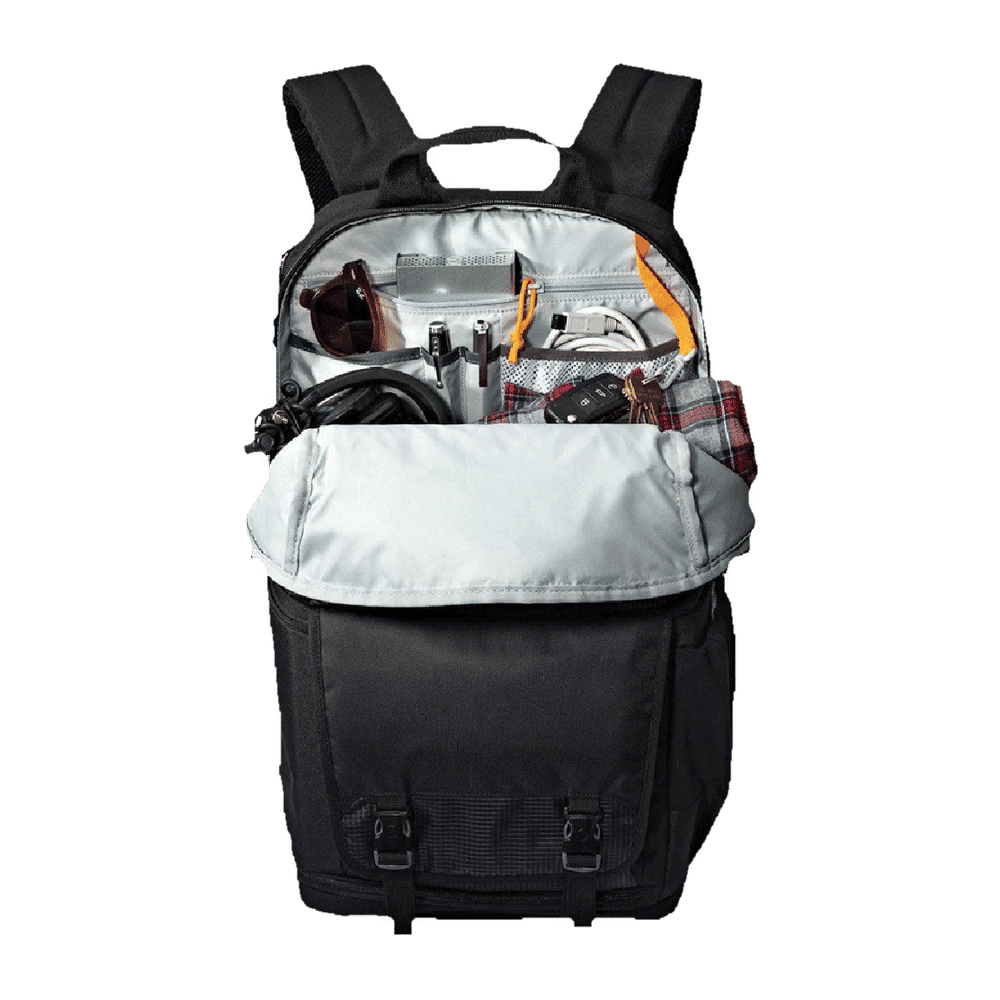 Lowepro Fastpack BP 250 AW II Water Resistant Backpack Camera Bag for DSLR/Point and Shoot Camera (Tripod Holder, Black)_7