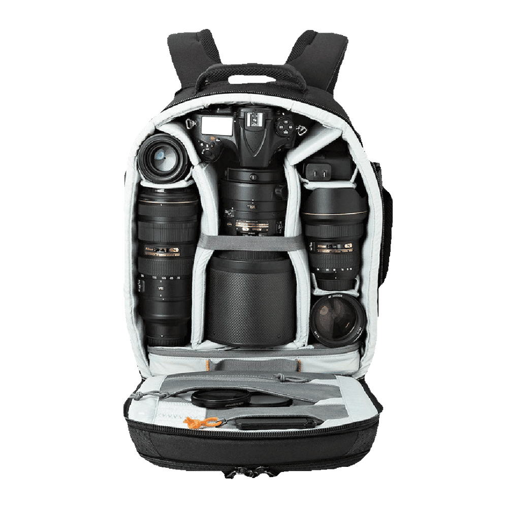Lowepro Pro Runner BP 350 AW II Backpack Camera Bag for DSLR (Tripod Holder, Black) Lowepro Pro Runner BP 350 AW II Backpack Camera Bag for DSLR (Tripod Holder, Black)_6