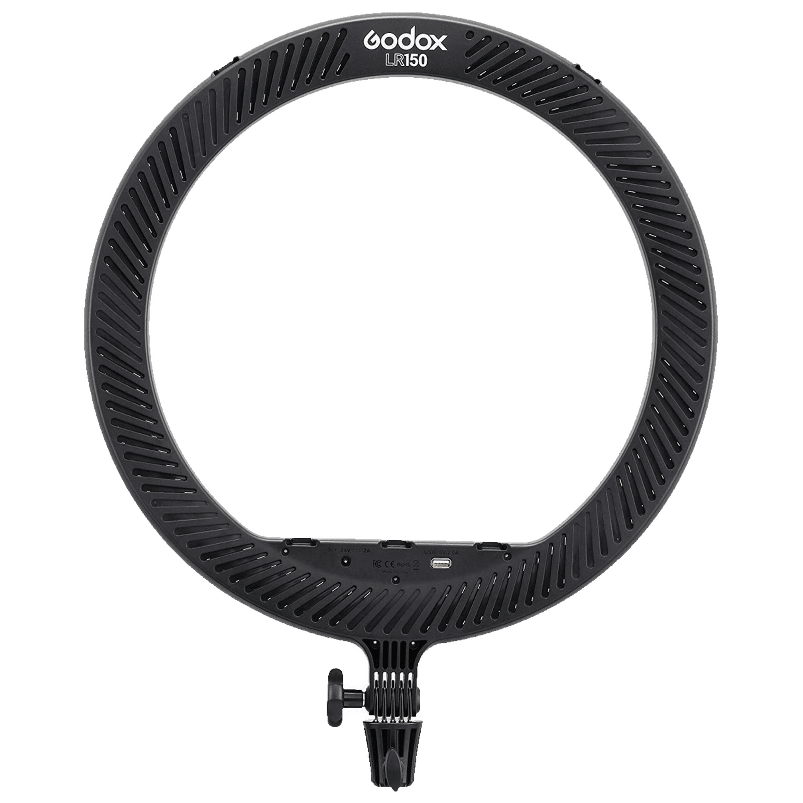 Godox LR150 Ring Light with Mobile Holder for Photography & Videography (Dimmable Lighting)_4