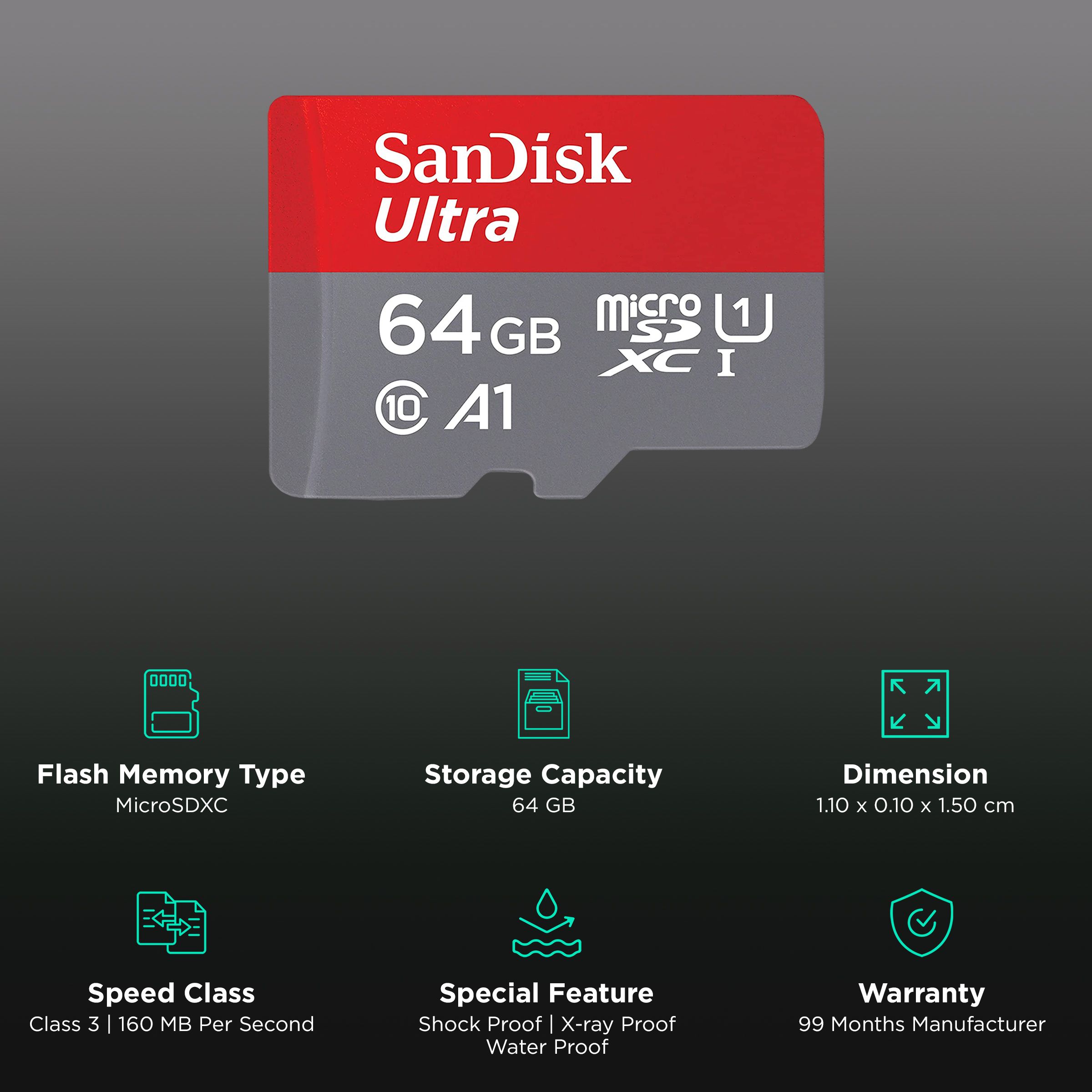 SanDisk Extreme MicroSDXC 64GB Class 3 160MB/s Memory Card_3