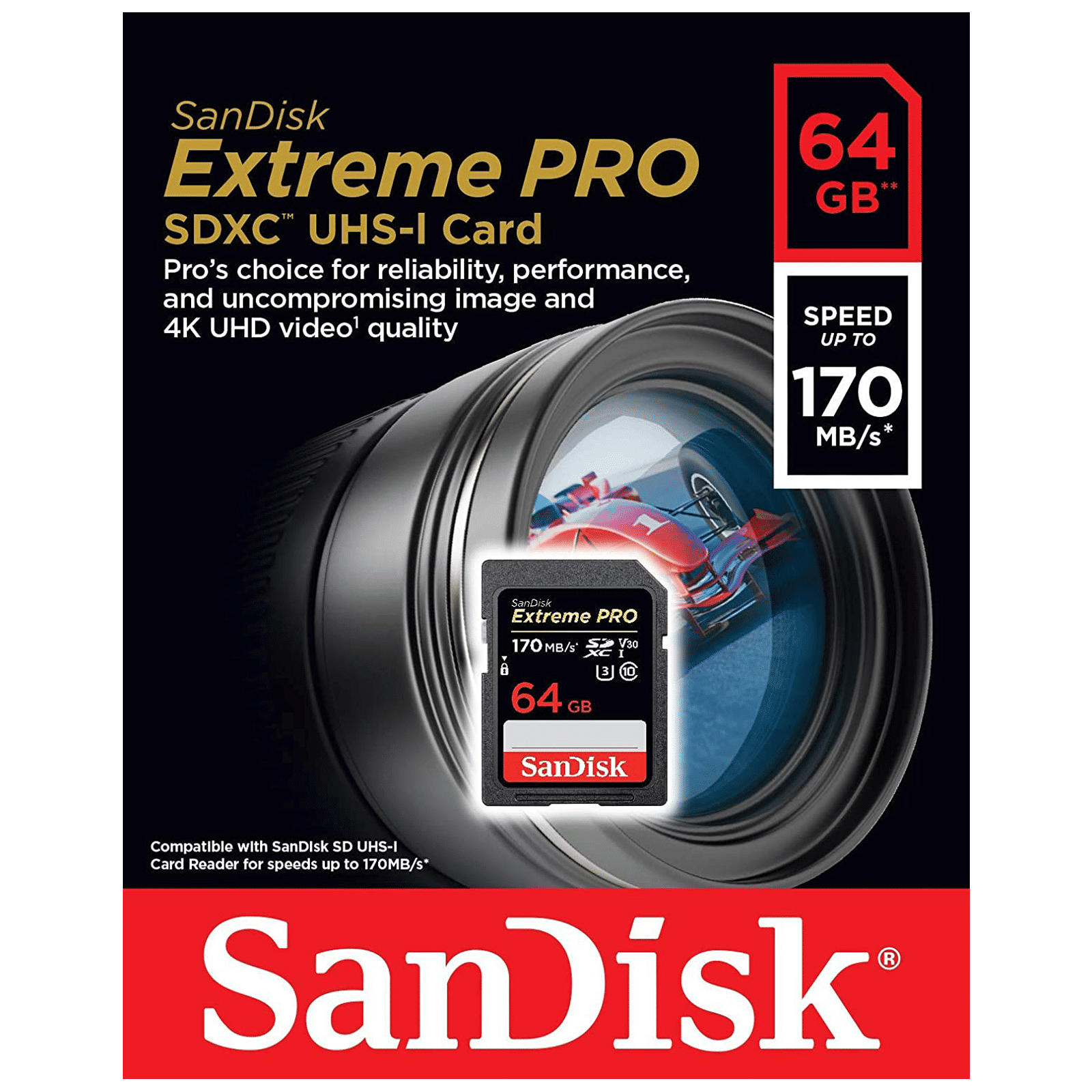 SanDisk Extreme Pro SDXC 64GB Class 10 170MB/s Memory Card SanDisk Extreme Pro SDXC 64GB Class 10 170MB/s Memory Card_7