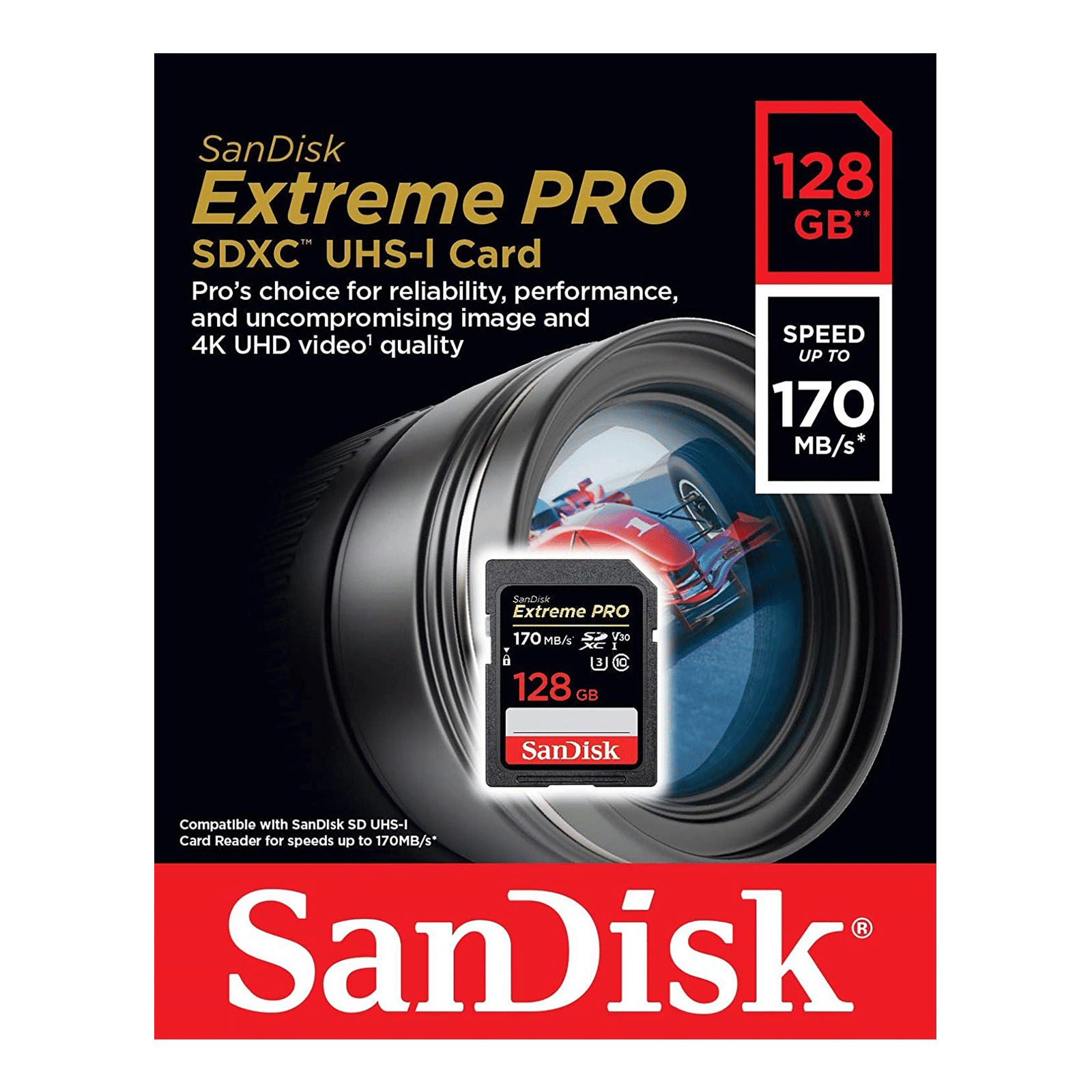 SanDisk Extreme PRO SDXC 128GB Class 3, Class 30, Class 10 170MB/s Memory Card_7