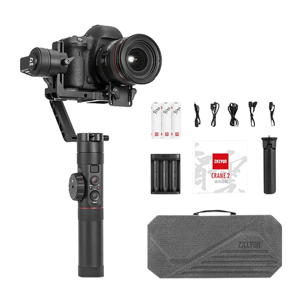 Zhiyun Crane 2 3-Axis Gimble for Camera (Intuitive OLED Display, Black)_6