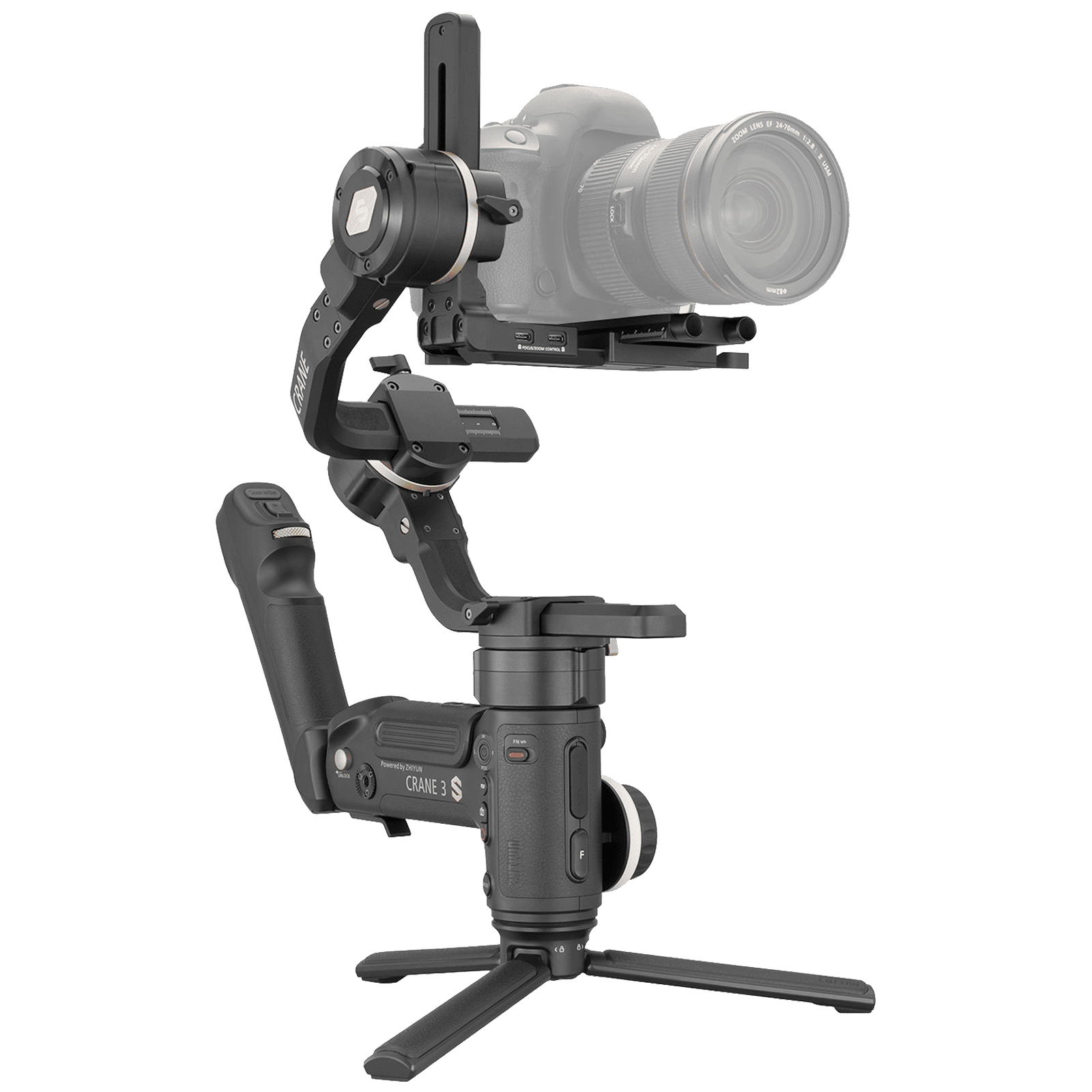 Zhiyun Crane 3S 3-Axis Gimble for Camera (ViaTouch 2.0 Control System, Black)_1