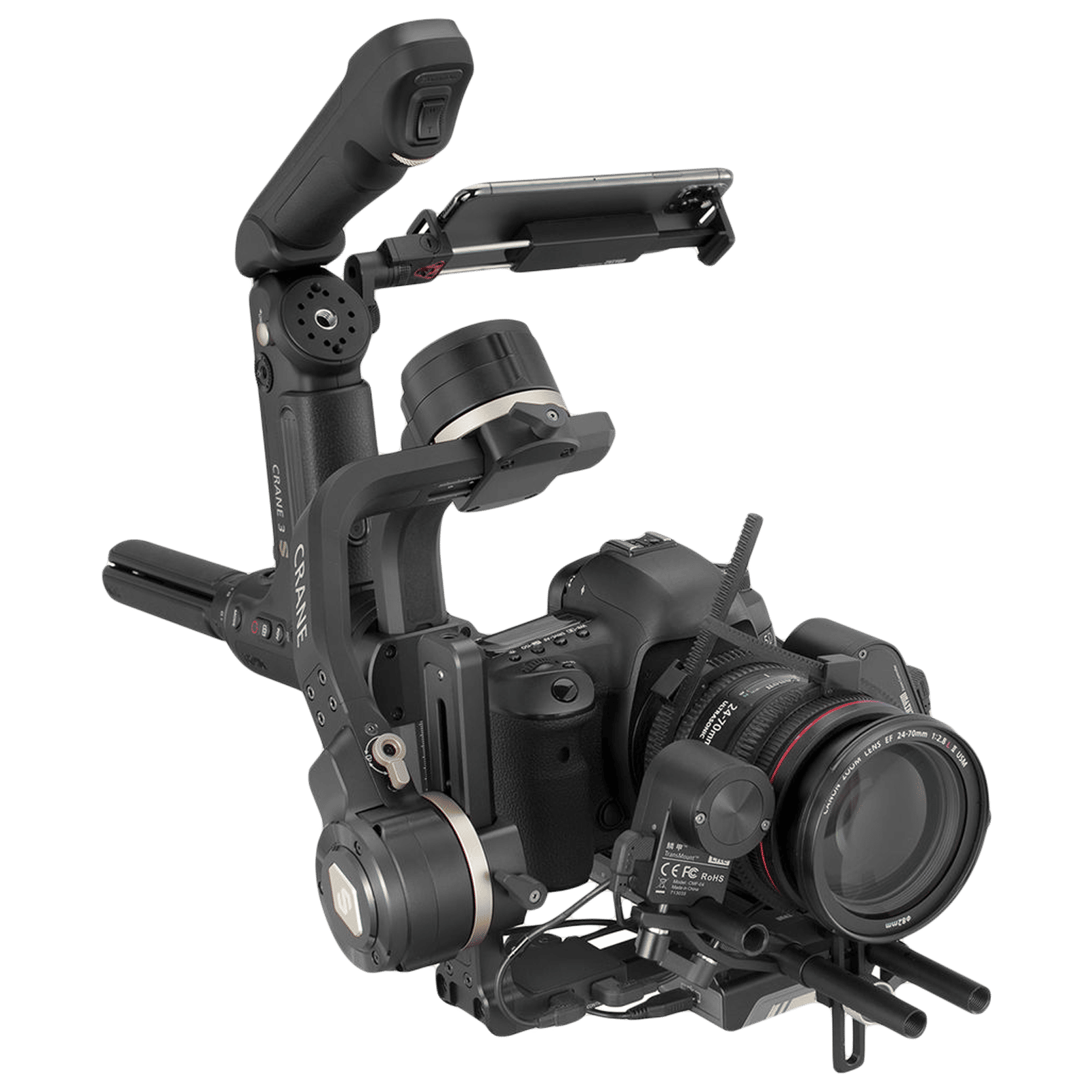 Zhiyun Crane 3S 3-Axis Gimble for Camera (ViaTouch 2.0 Control System, Black)_12