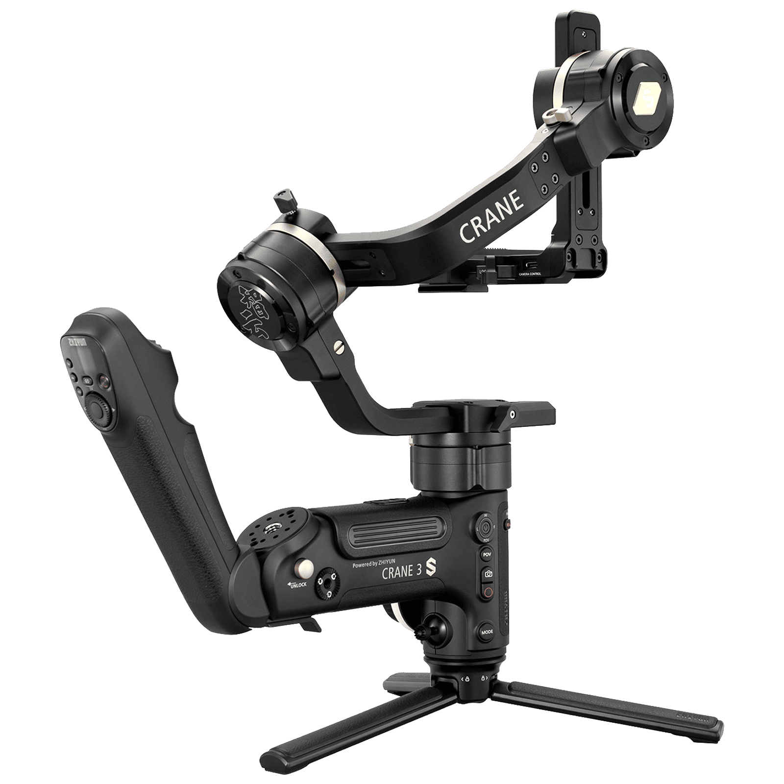 Zhiyun Crane 3S 3-Axis Gimble for Camera (ViaTouch 2.0 Control System, Black)_4