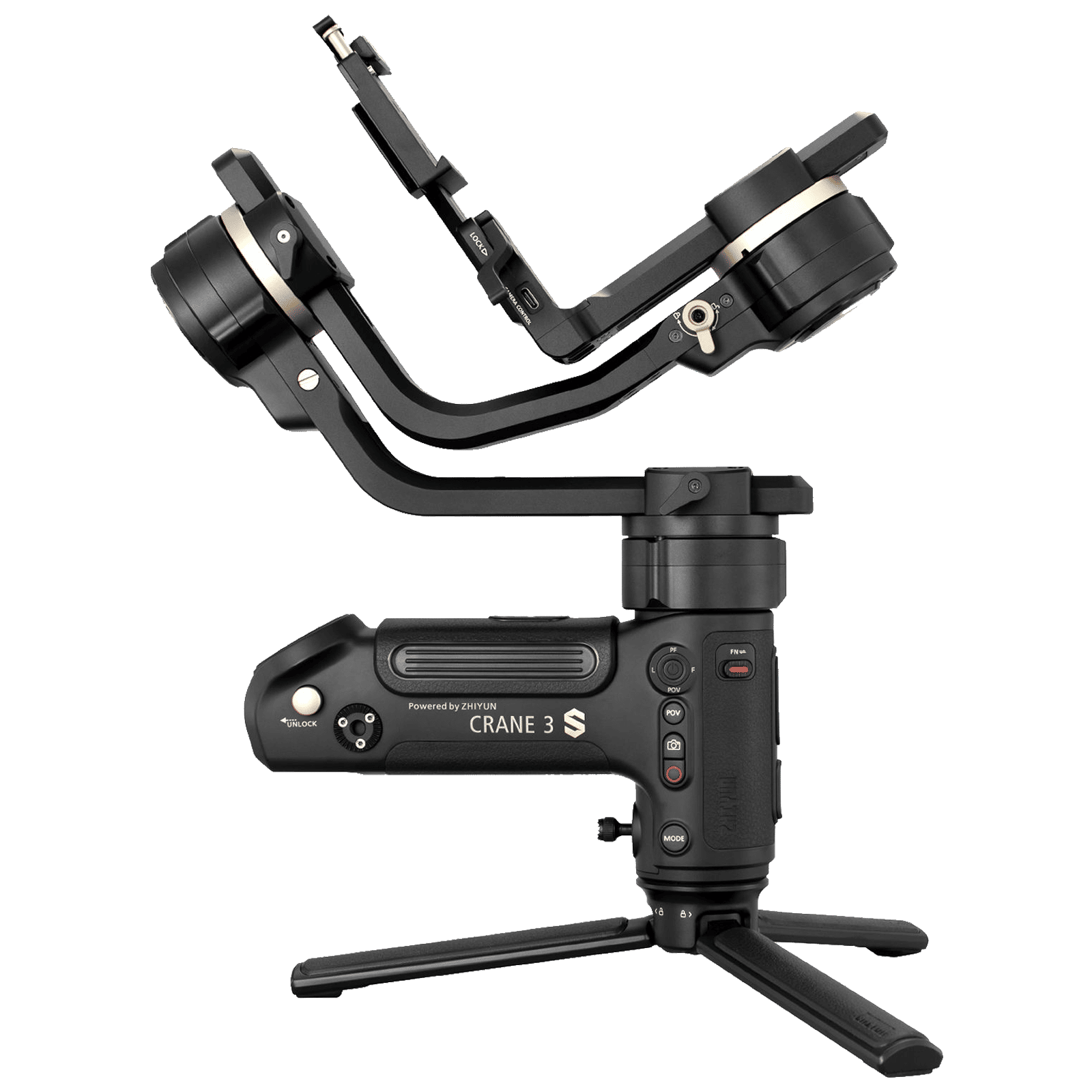 Zhiyun Crane 3S 3-Axis Gimble for Camera (ViaTouch 2.0 Control System, Black)_5
