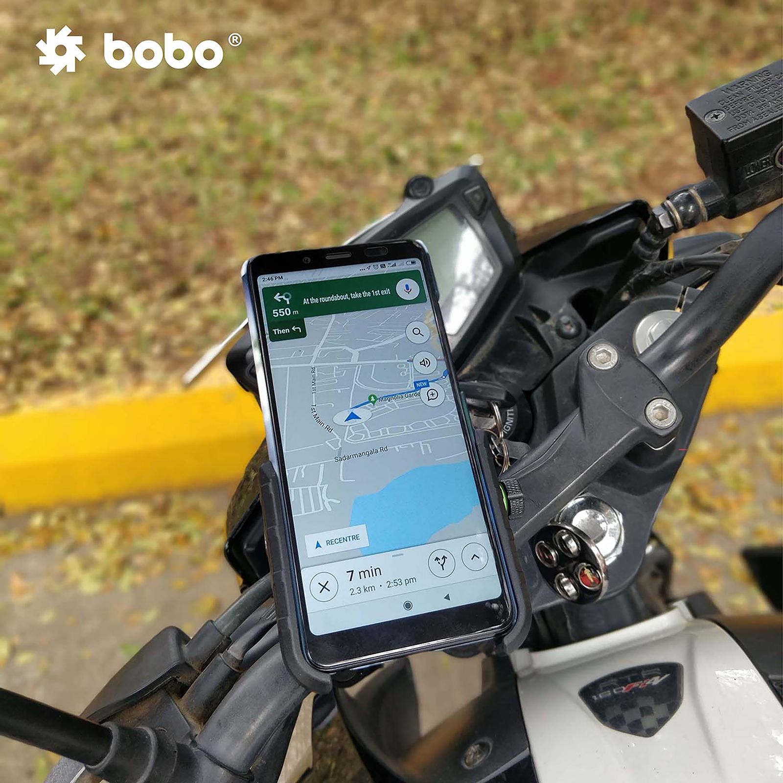 bobo BM4 Jaw Bike Mount for Mobile (360 Degree Rotation, Black) bobo BM4 Jaw Bike Mount for Mobile (360 Degree Rotation, Black)_3