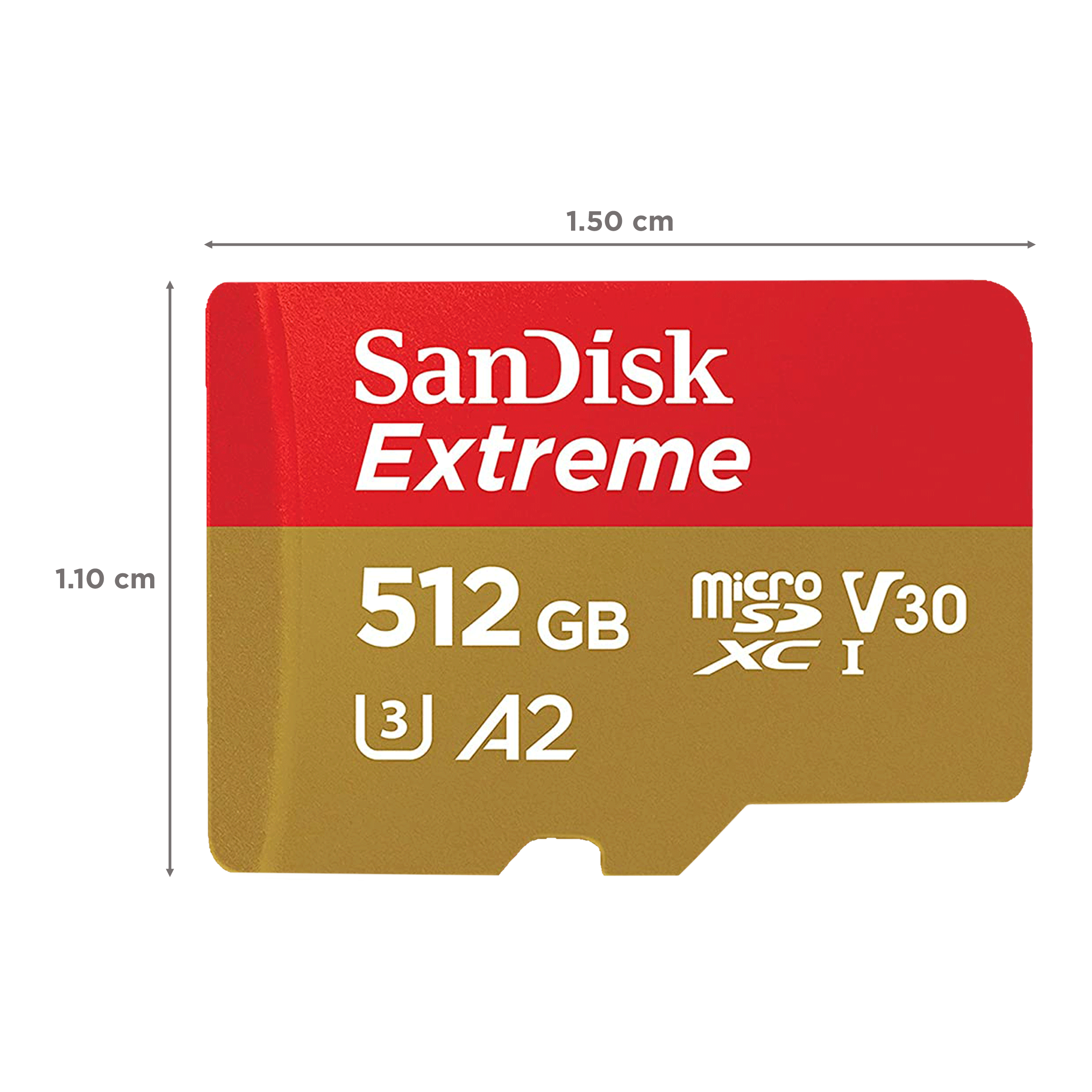 SanDisk Extreme MicroSDXC 512GB Class 10, Class 30, Class 3 160MB/s Memory Card_2