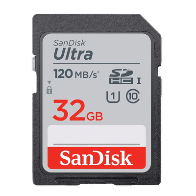 SanDisk Ultra SDXC 32GB Class 1 120MB/s Memory Card