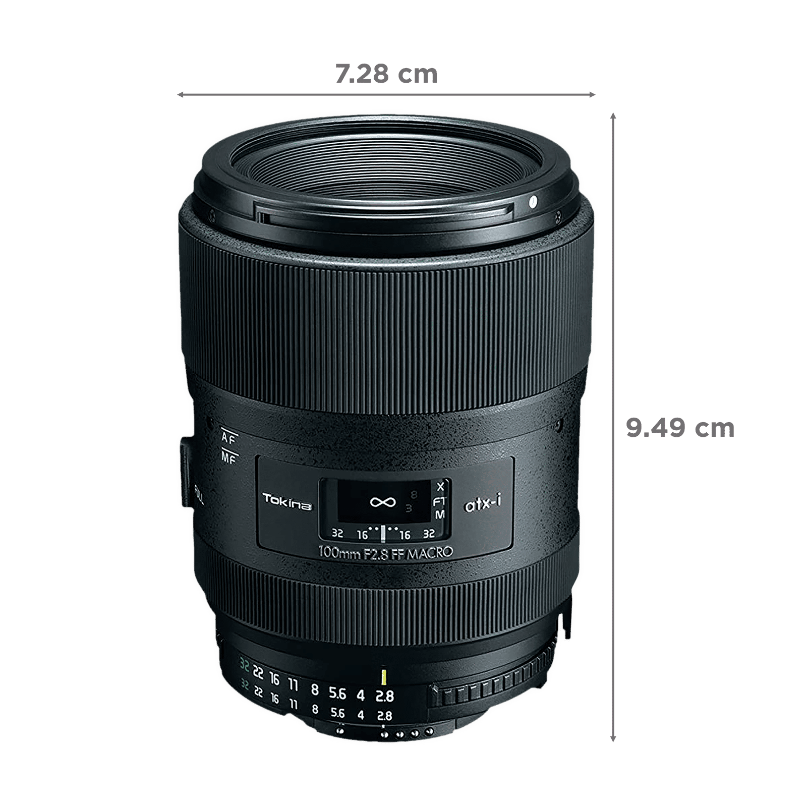 Tokina Atx-i 100mm f/2.8 - f/32 Telephoto Prime Lens for Nikon F Mount (One-touch Focus Clutch Mechanism)_2