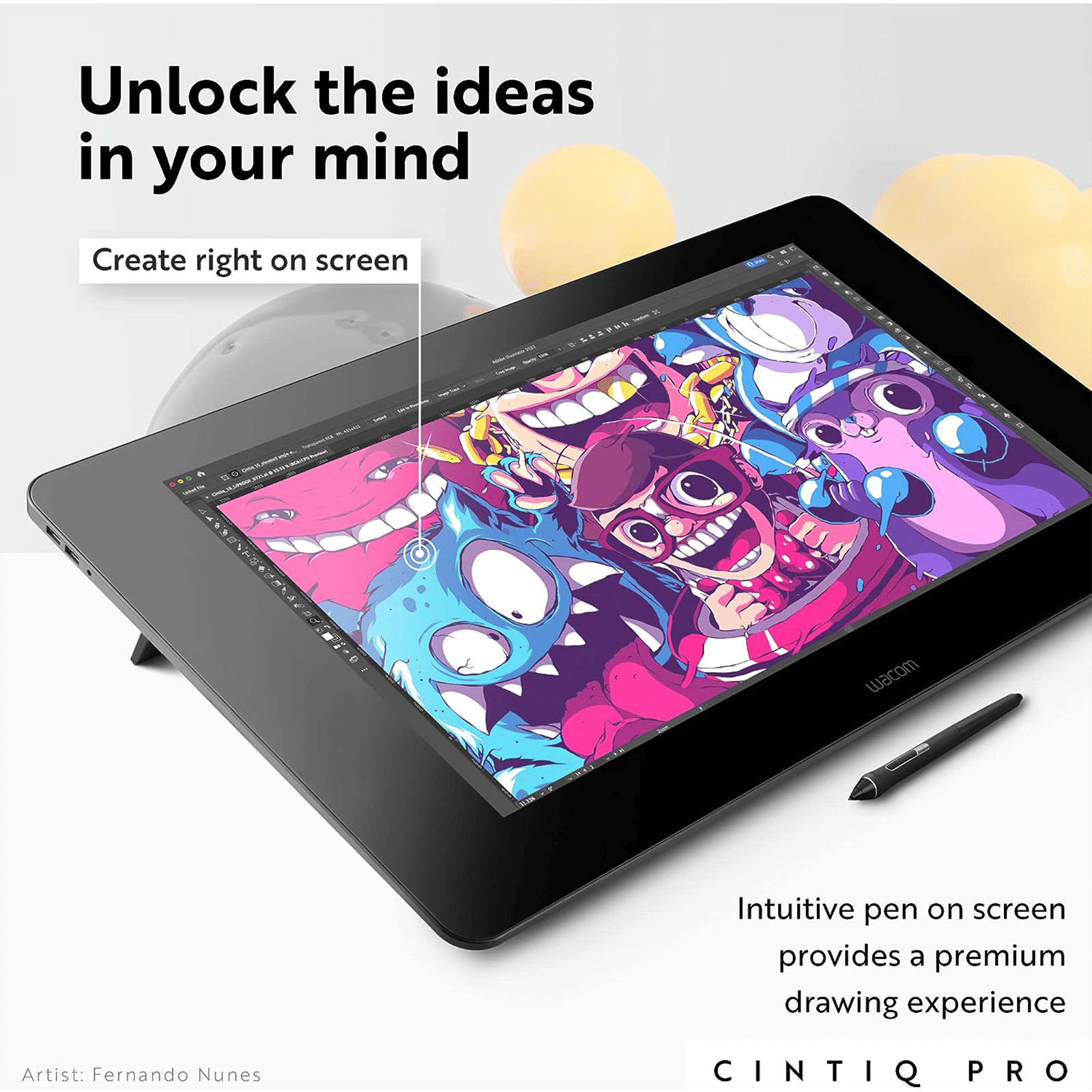 Wacom Cintiq Pro 24 Graphics Tablet (23.6 Inch, Black)_4