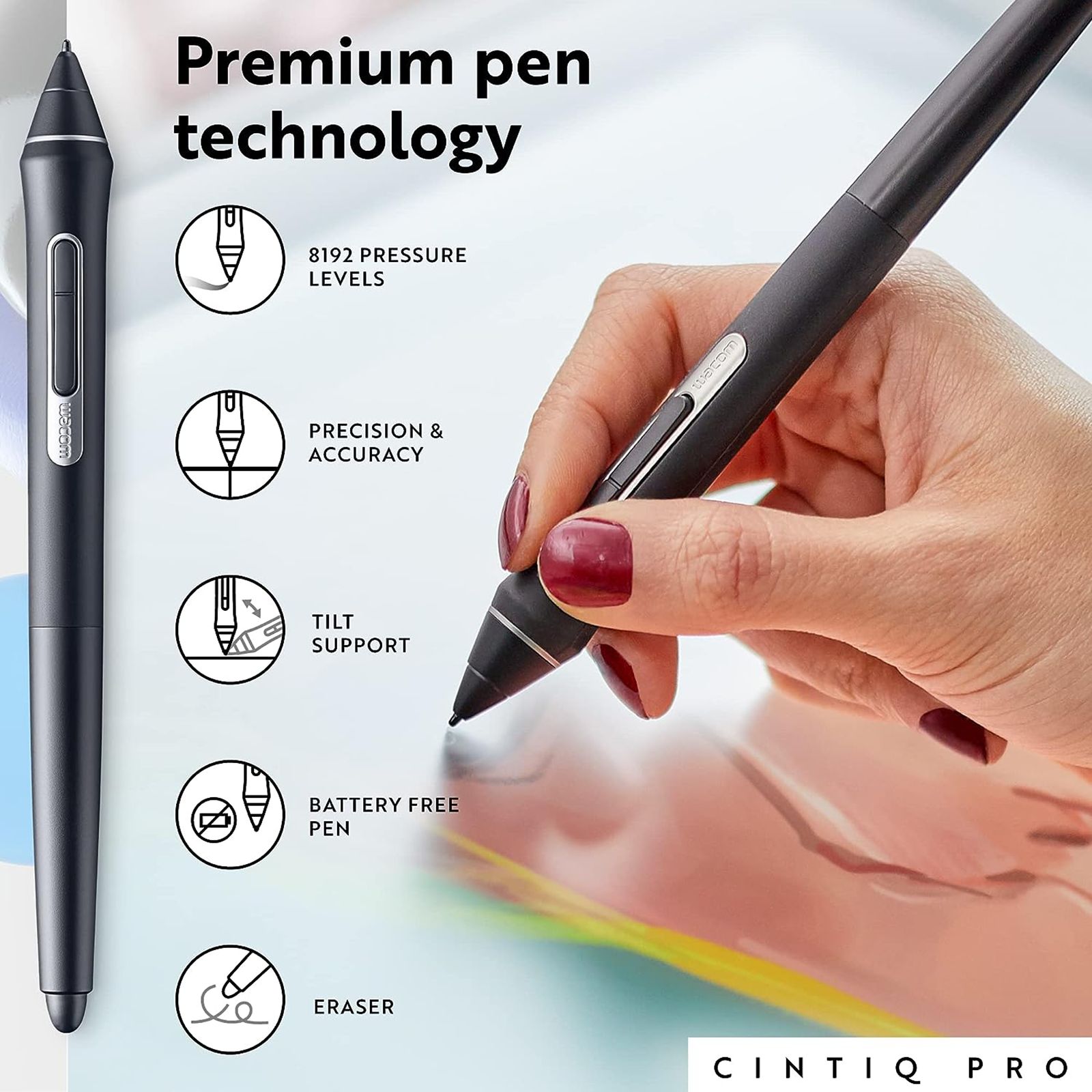 Wacom Cintiq Pro 24 Graphics Tablet (23.6 Inch, Black)_6