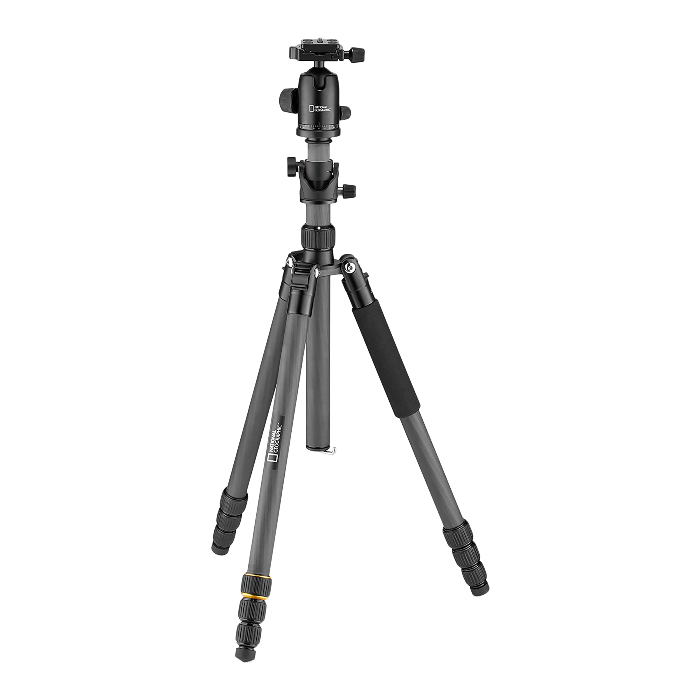 NATIONAL GEOGRAPHIC Travel Photo 188.5cm Adjustable Tripod for Camera (2 in 1, Black)_1